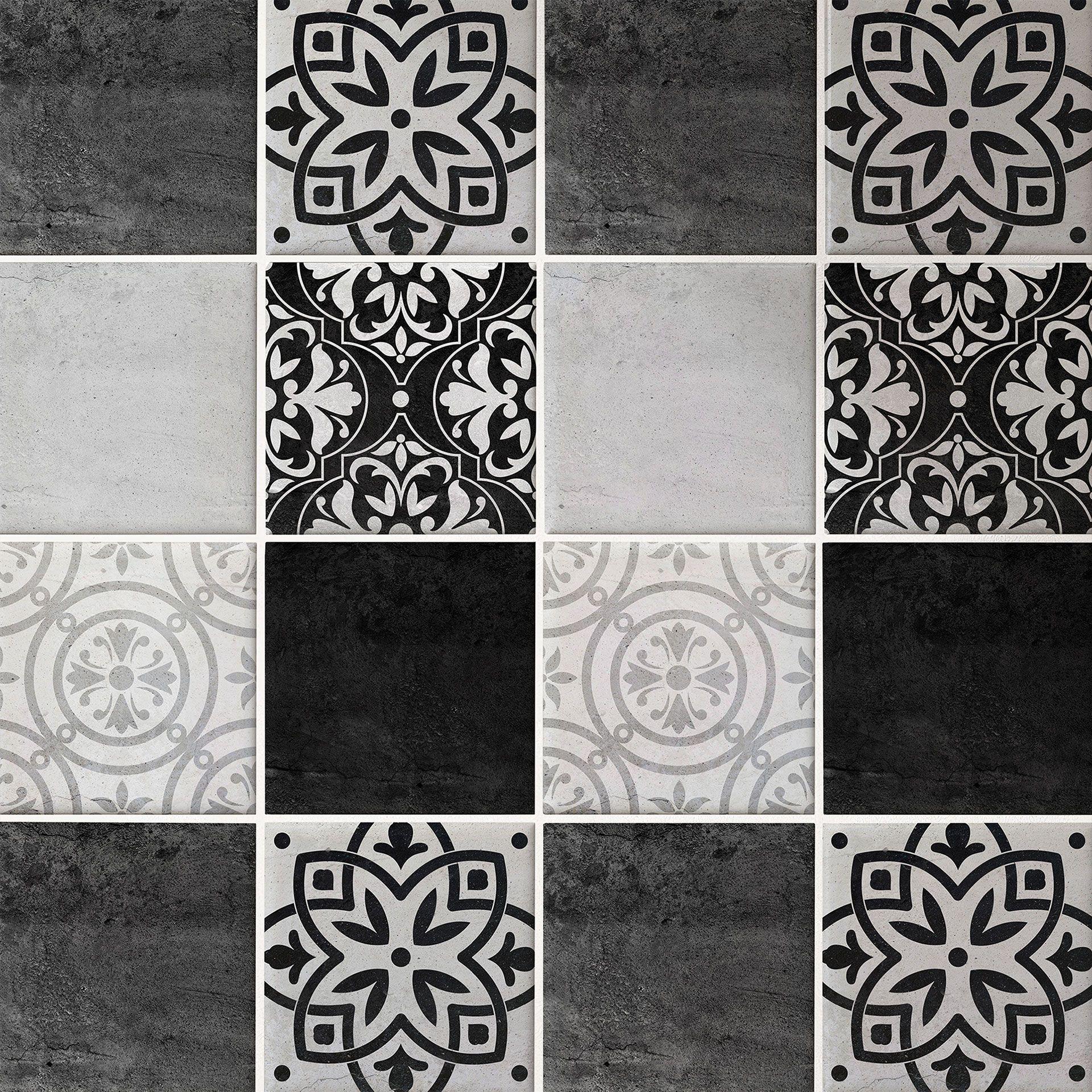 Azulejos Adhesivos patchwork hormigón - lote de 12
