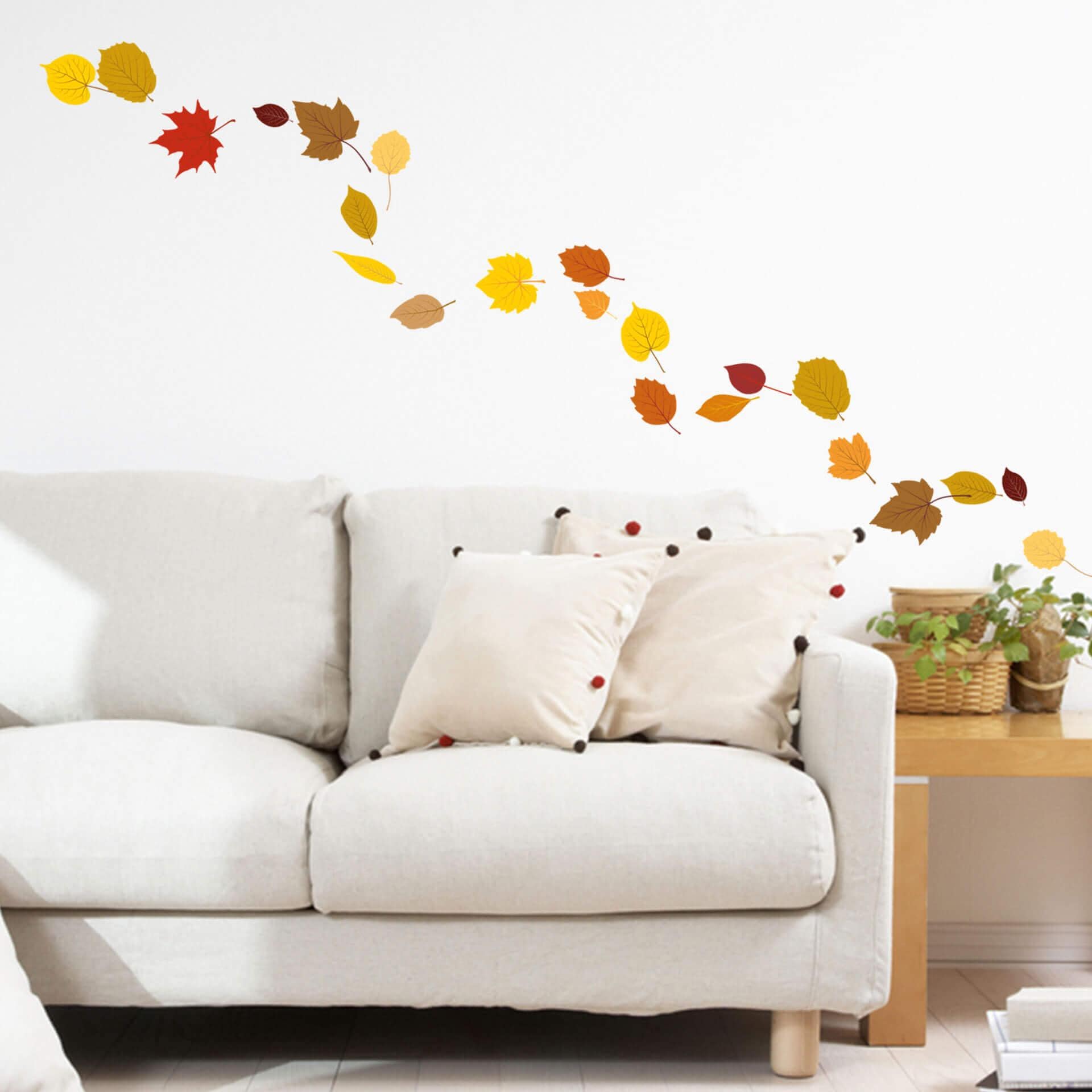 Sticker mural - Set feuilles automne 1