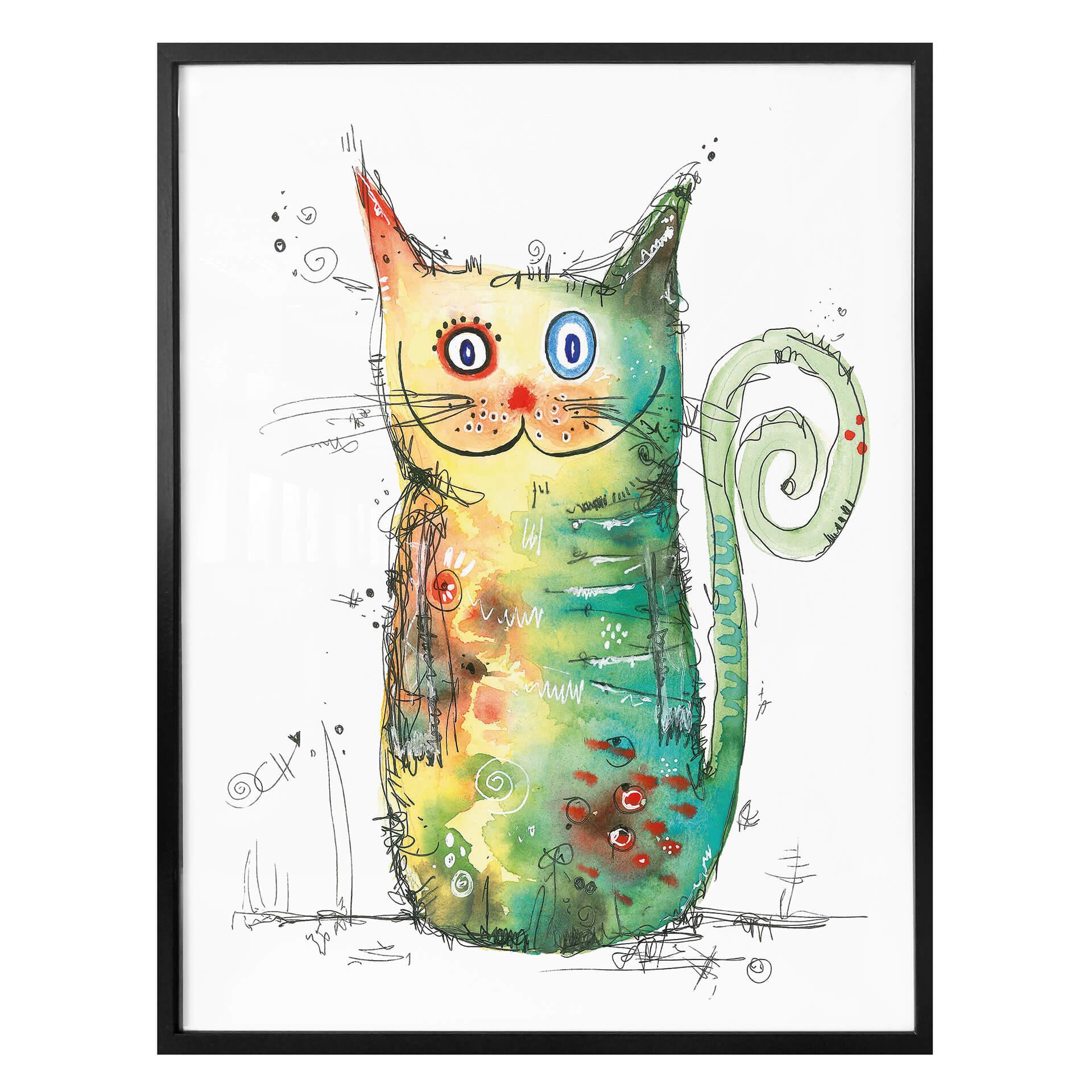 Póster Hagenmeyer - Gato loco