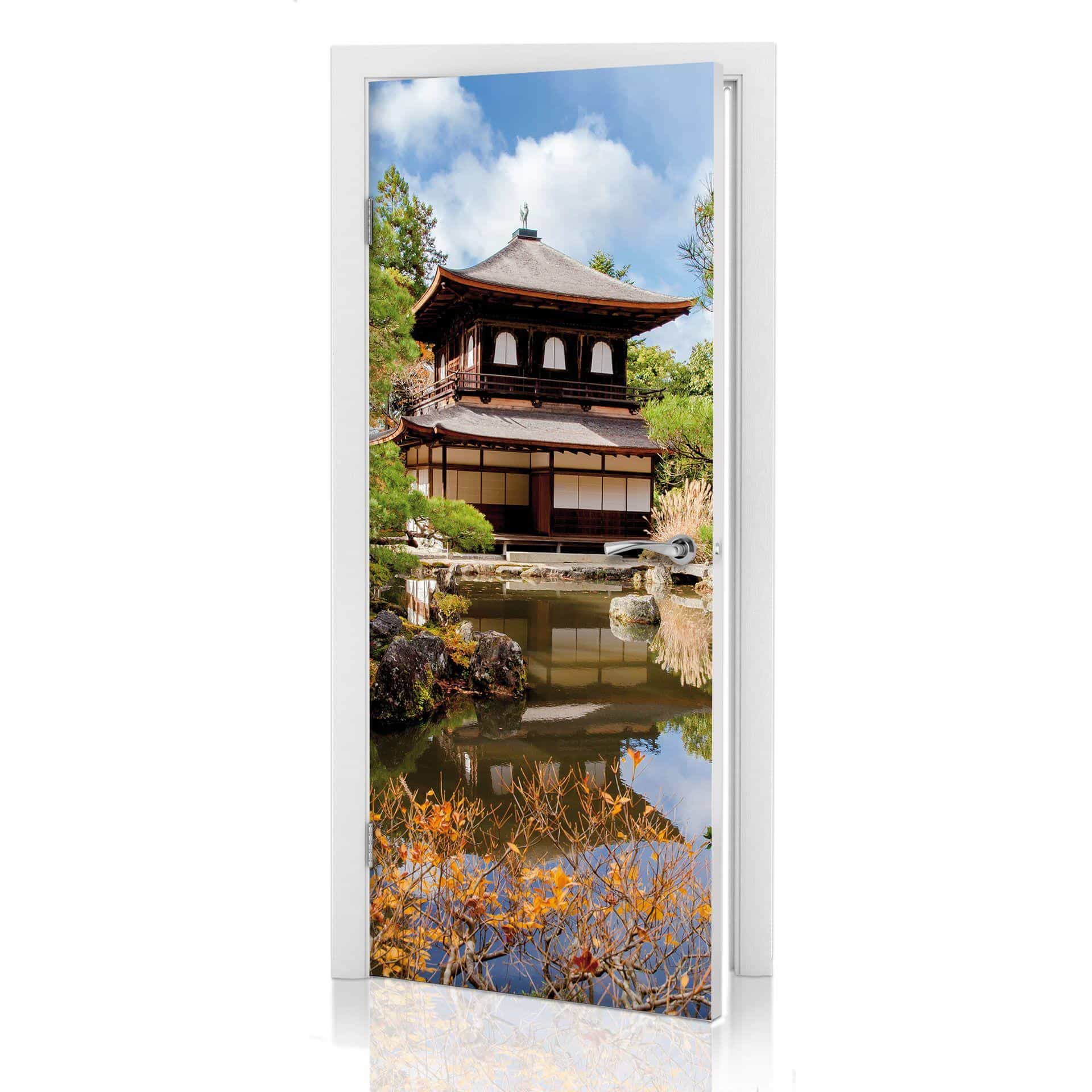Stickers de Porte - Temple Japonais 2