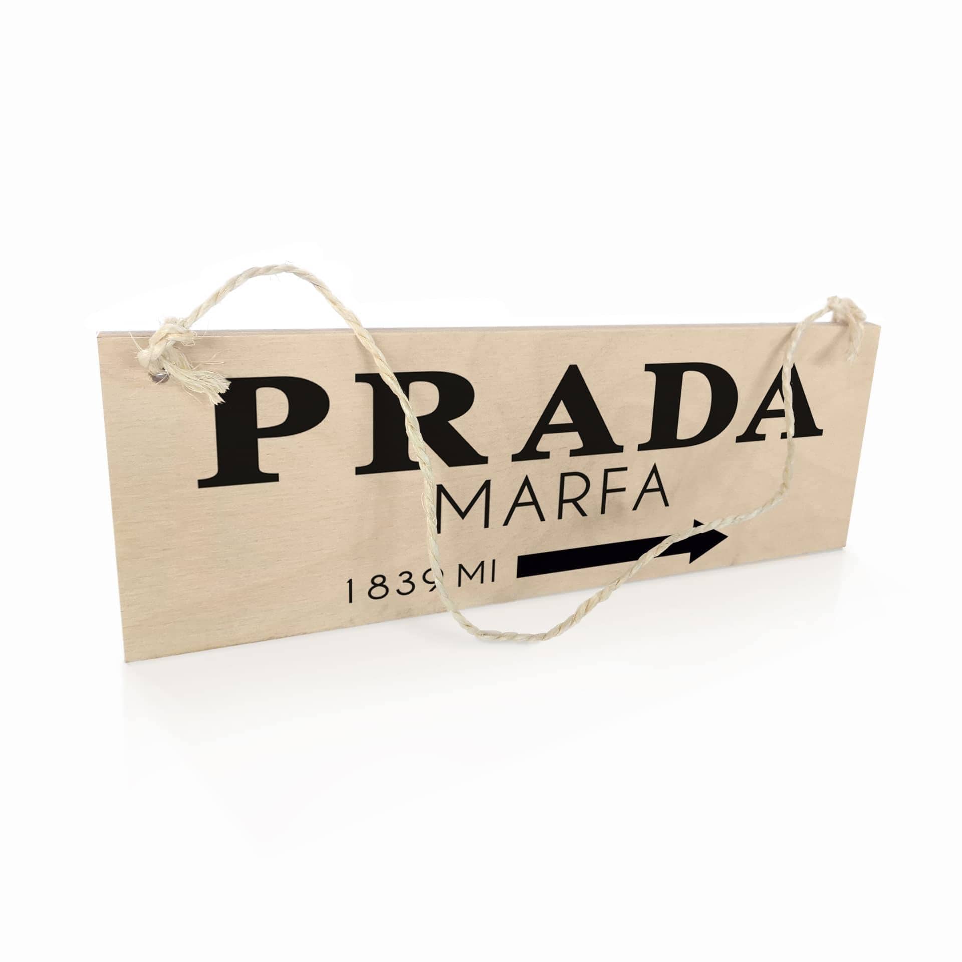 Panneau en bois Prada Marfa