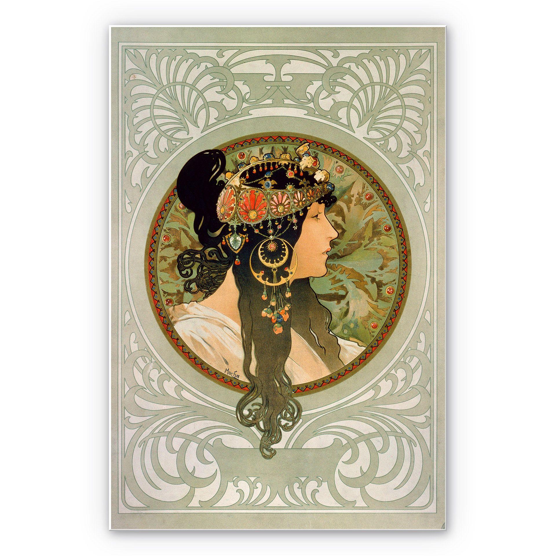 Tableau Forex - Mucha - La brunette