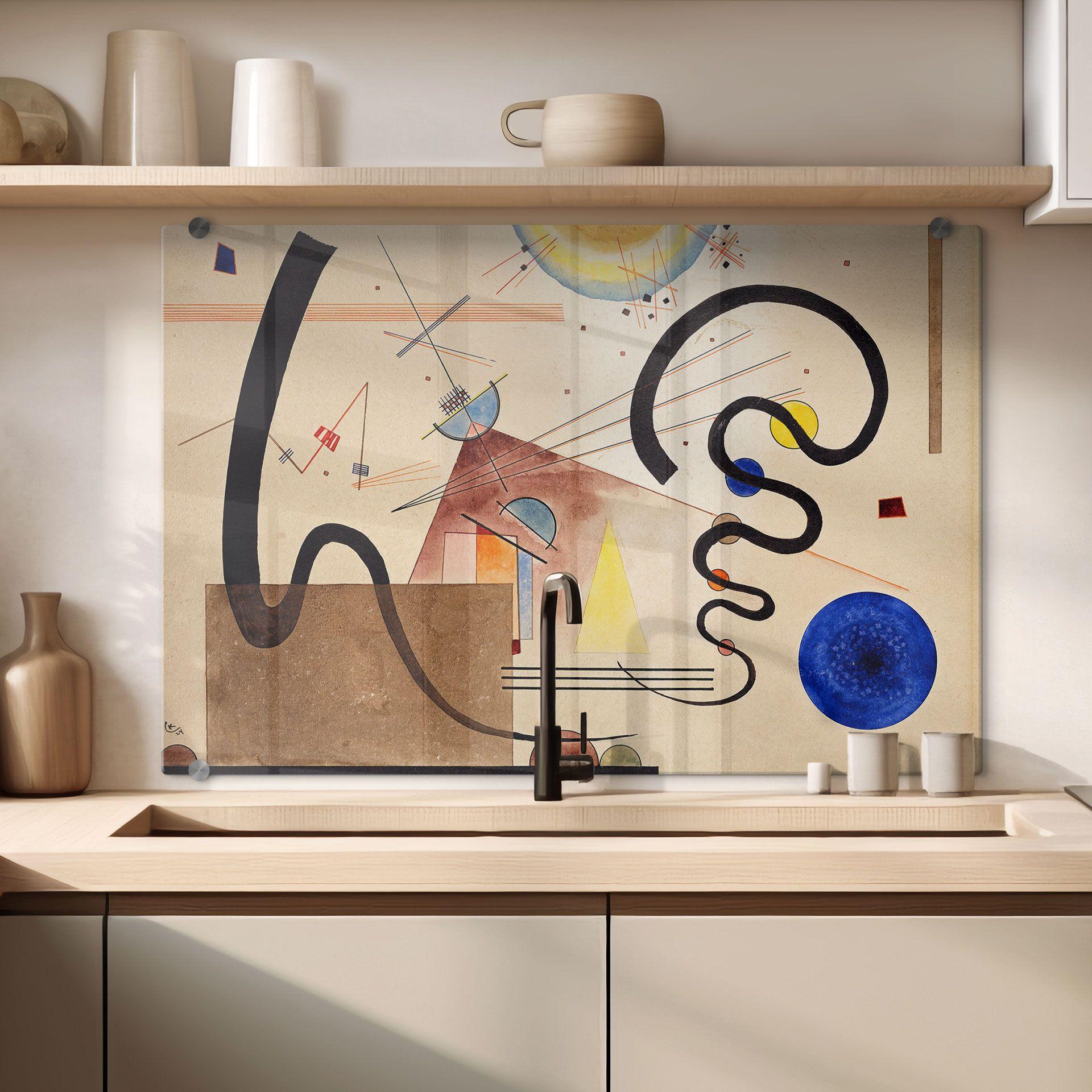 Stænkplade - Kandinsky - To bevægelser