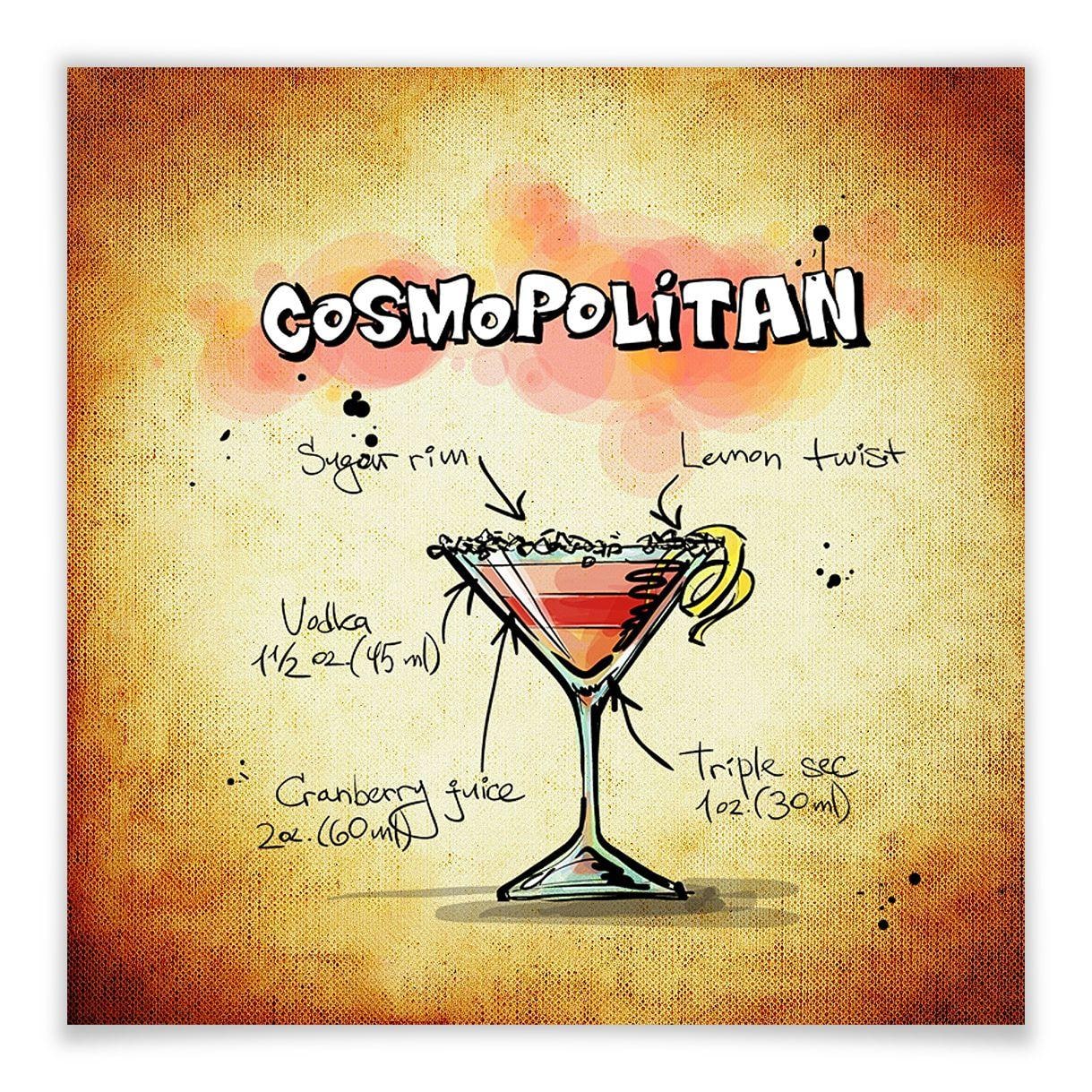 Poster - Cosmopolitan - Recette
