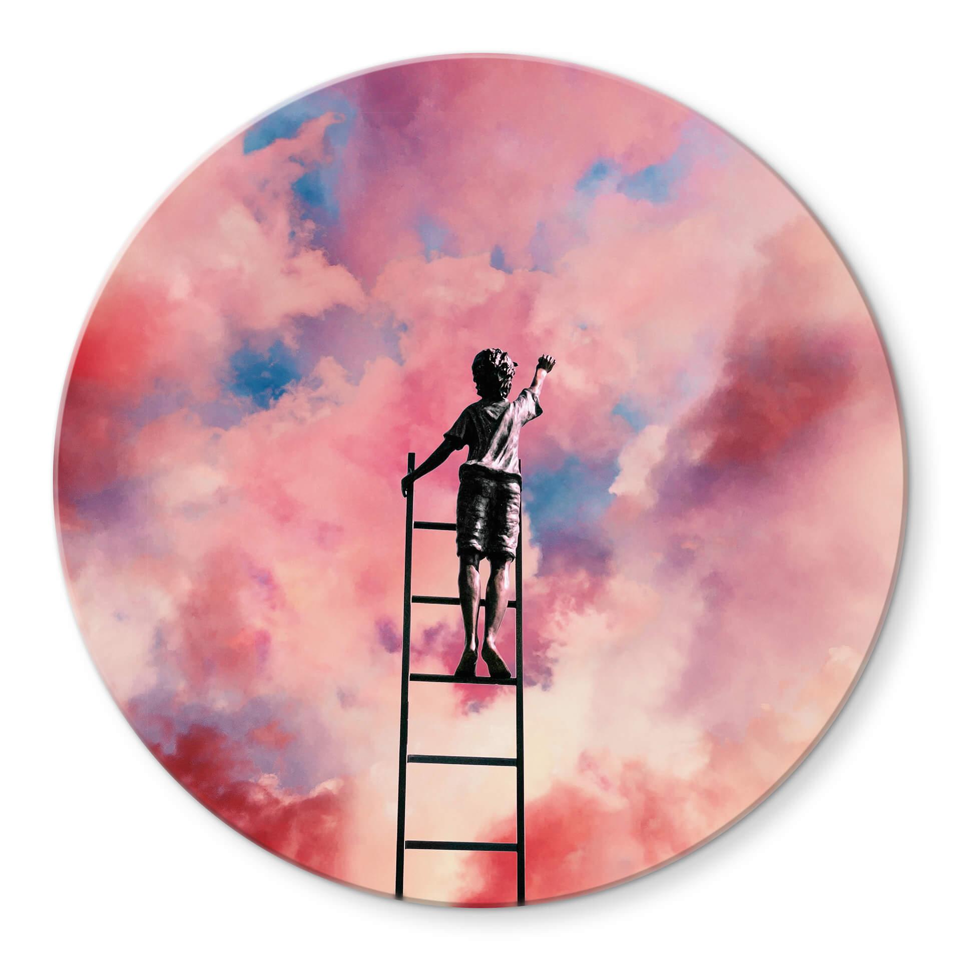 Glasbillede - Taudalpoi - Painting Clouds