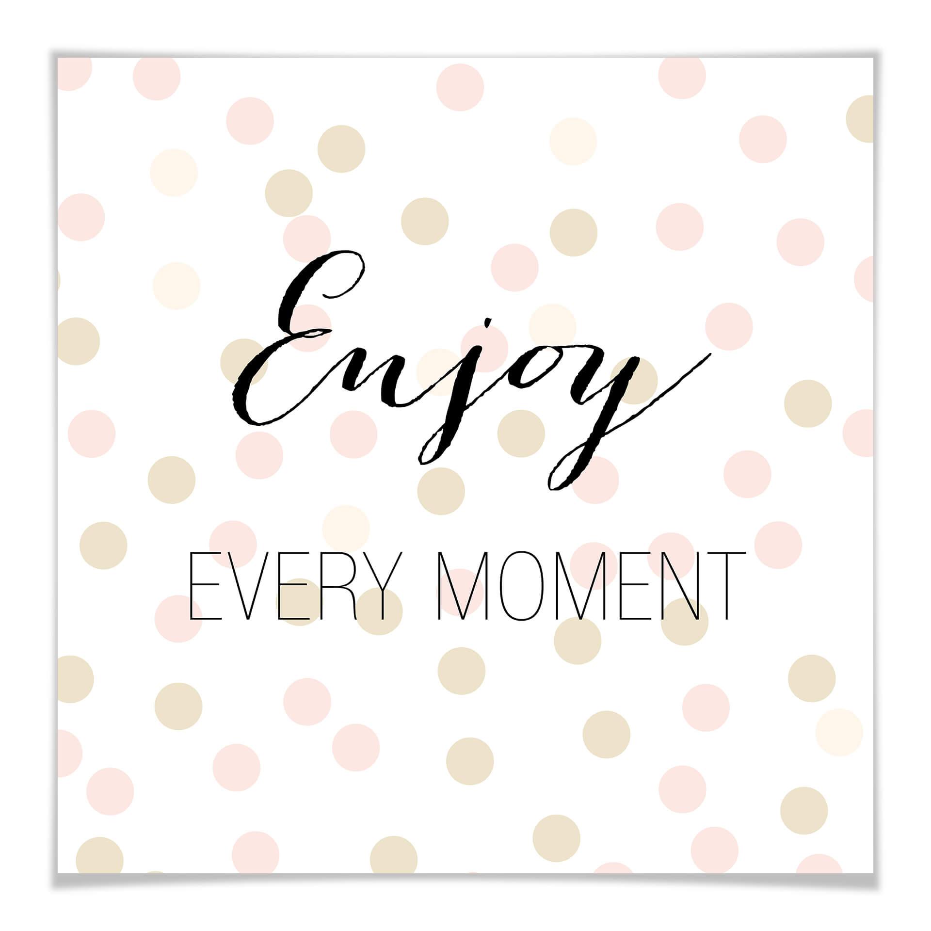 Póster Confetti & Cream - Disfruta de cada momento