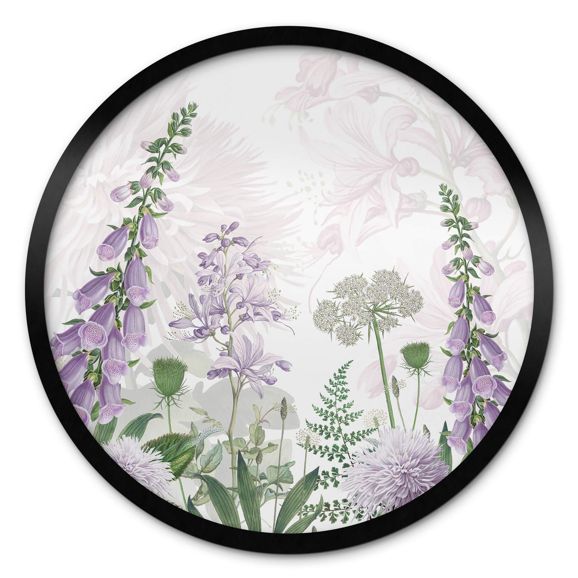 Póster Sir Edward - Purple Foxglove - Redondo