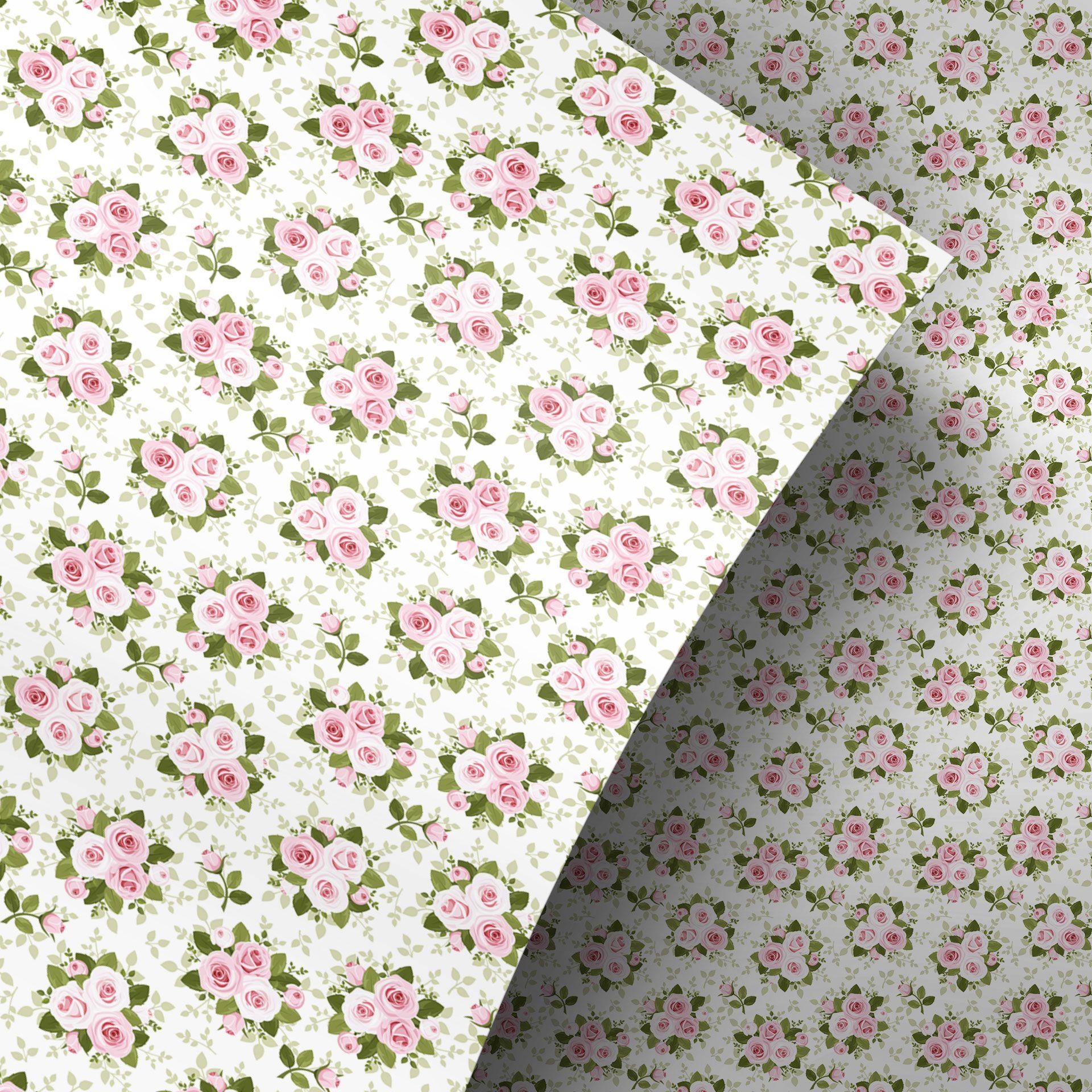 Vinilo adhesivo muebles, vinilo decorativo - lavable - ramo de rosas