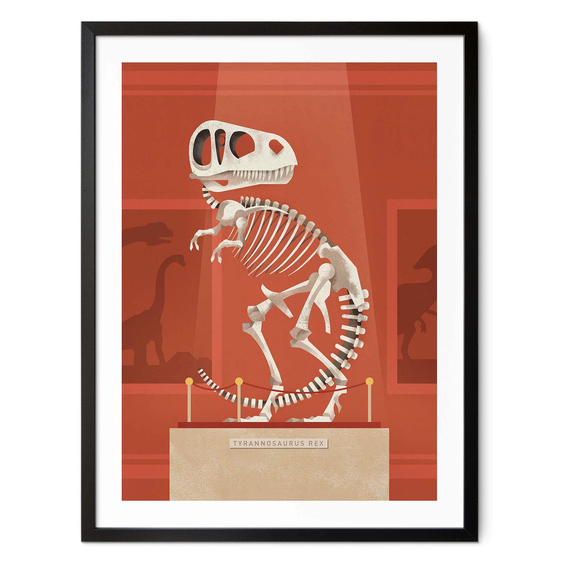 Plakat Braun - T-Rex