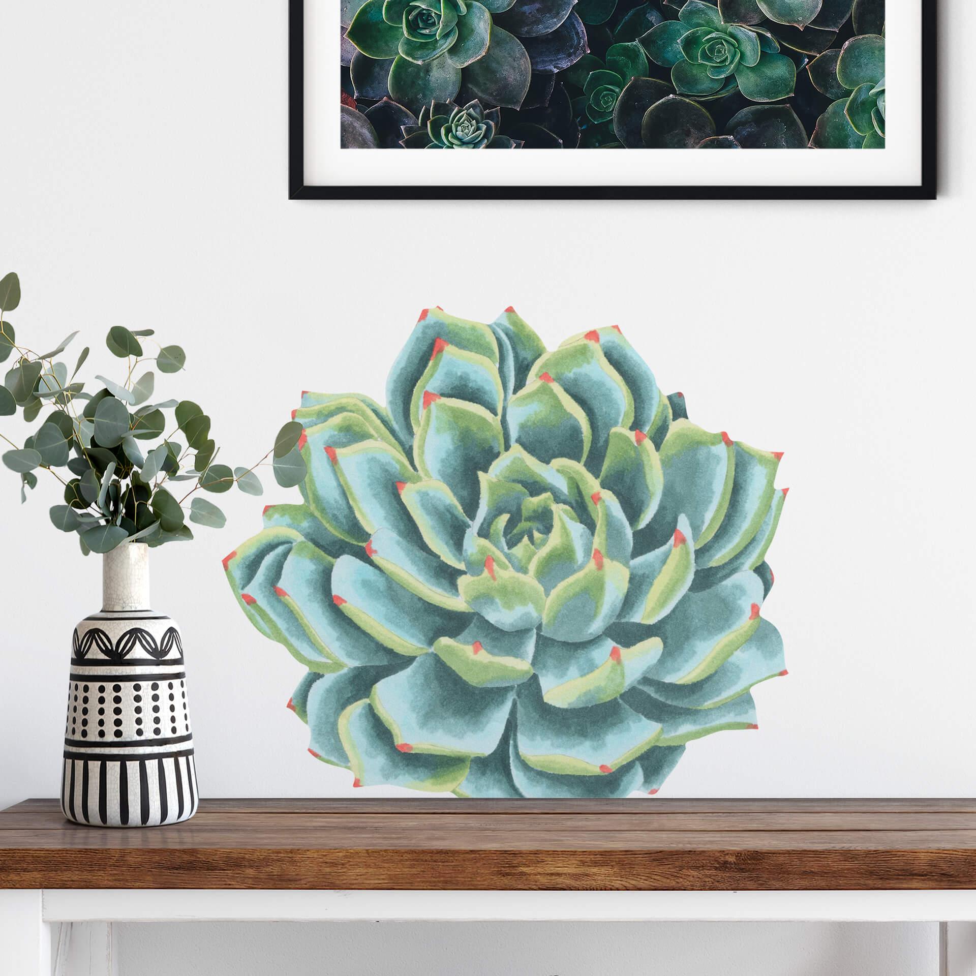 Muursticker Vetplant