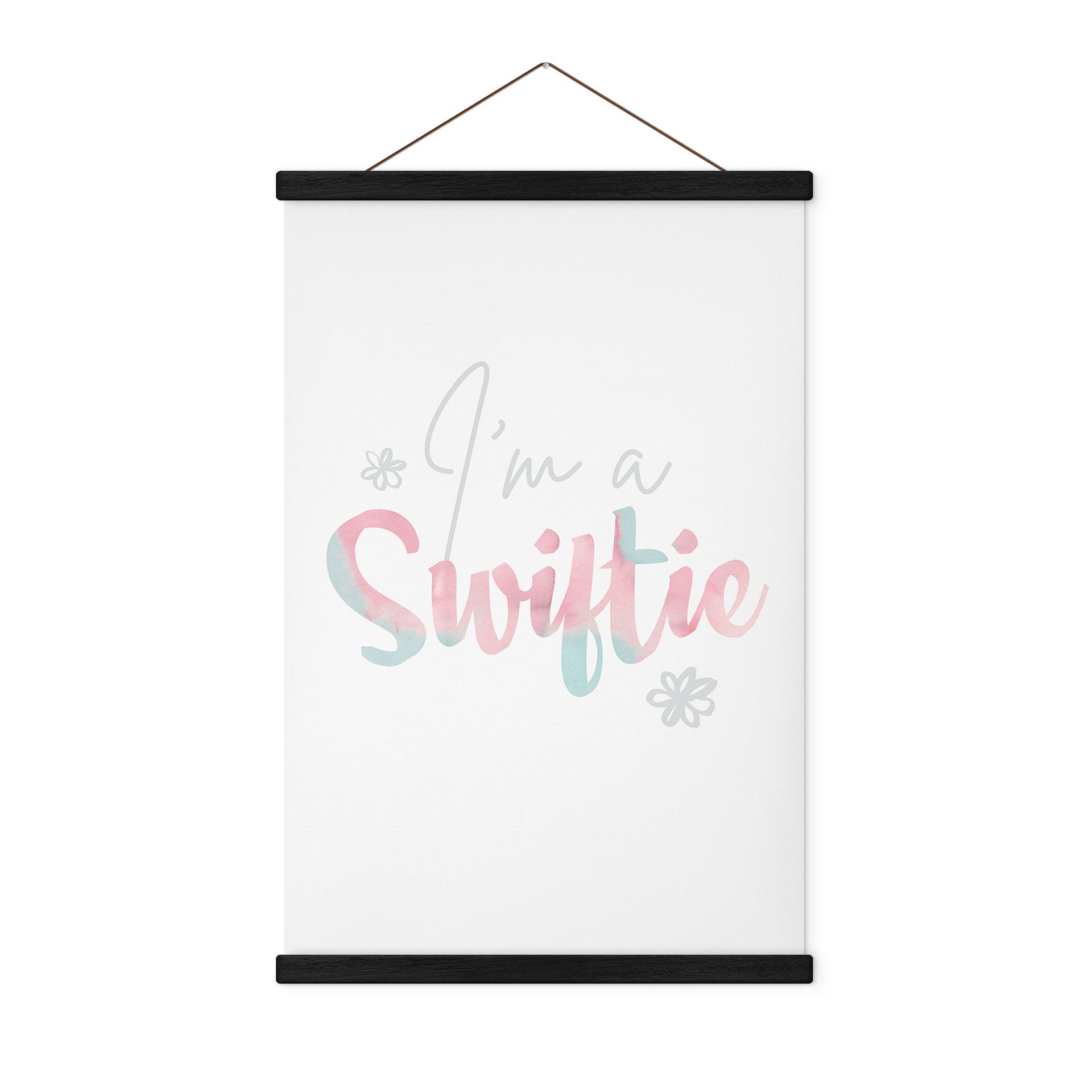 Tekstil plakat I'm a Swiftie - inspireret af Taylor Swift