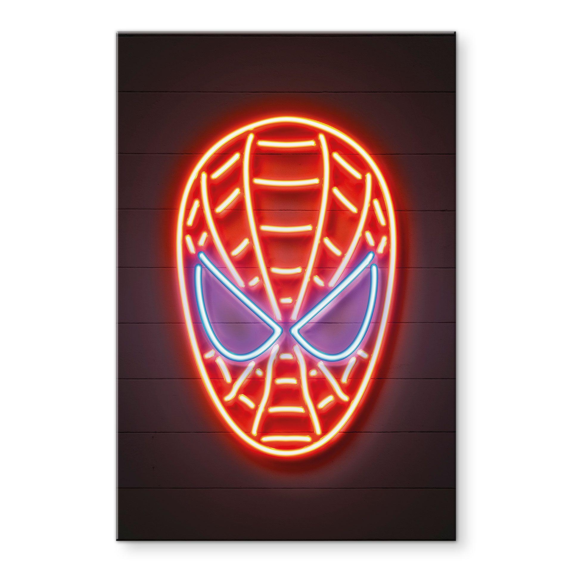 Akrylbillede af Spiderman i glas - Mielu