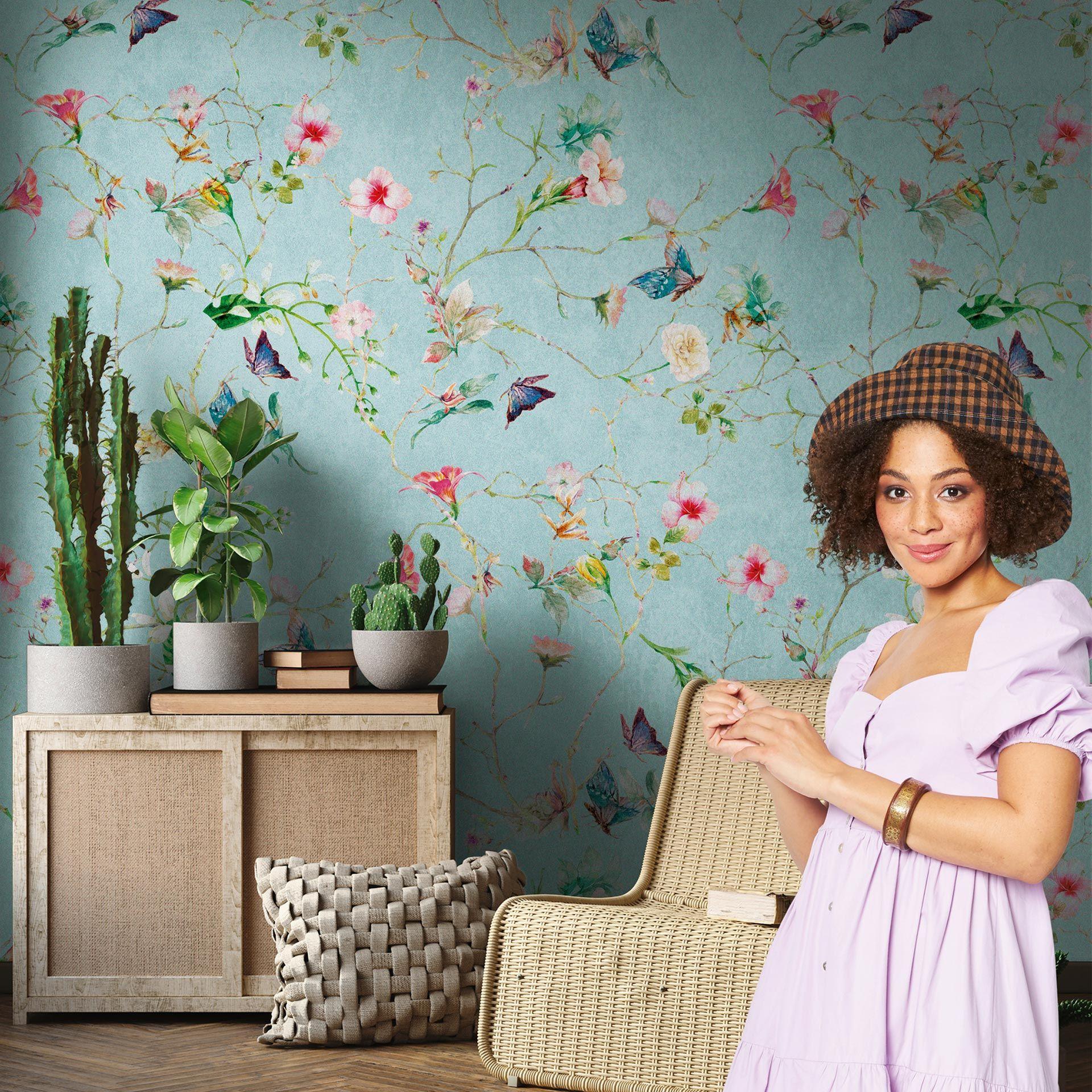 Livingwalls Metropolitan stories THE WALL blomstertapet