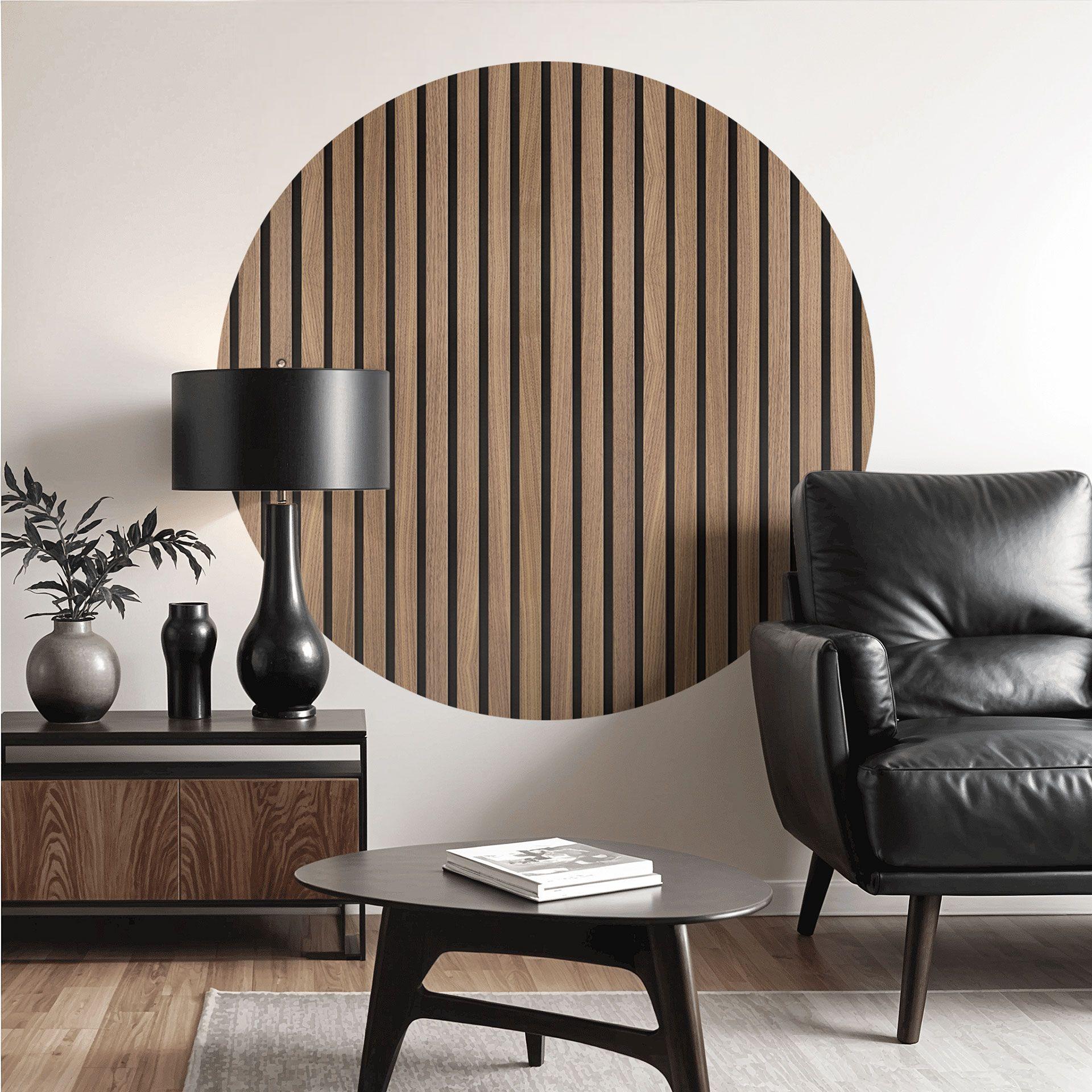 Wall Sticker Vægpaneler med træ-effekt