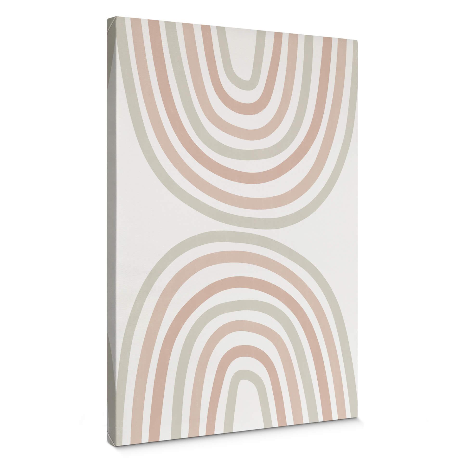Lienzo uplusmestudio - Doble arco iris