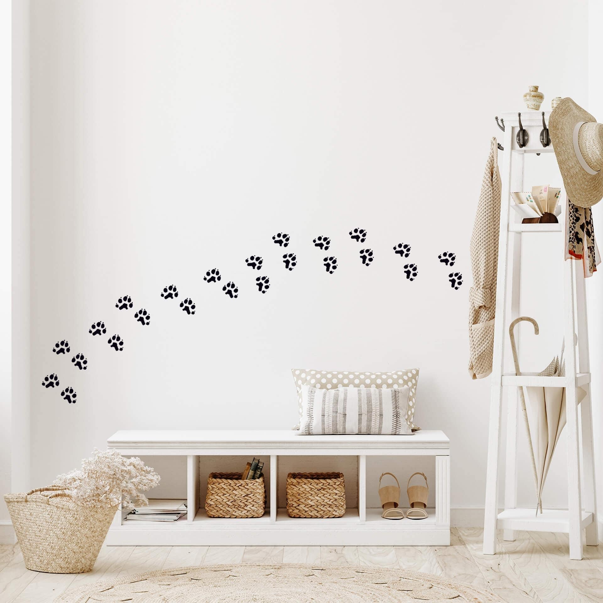 Sticker mural - Empreintes Pattes de Chat