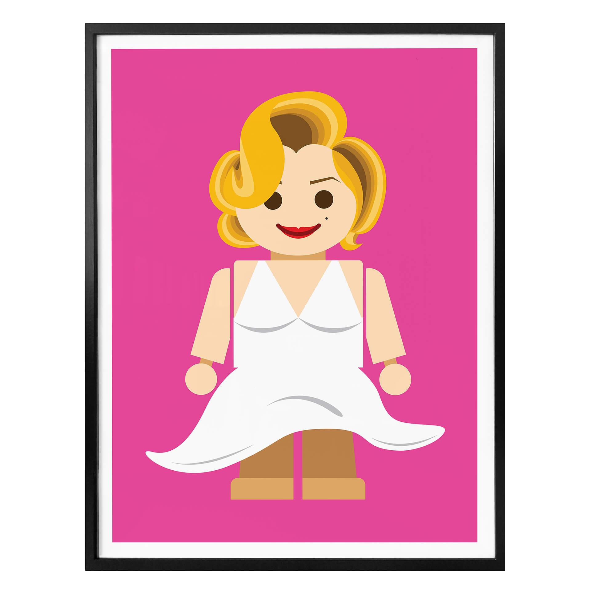 Póster Gomes - Marilyn Monroe de juguete