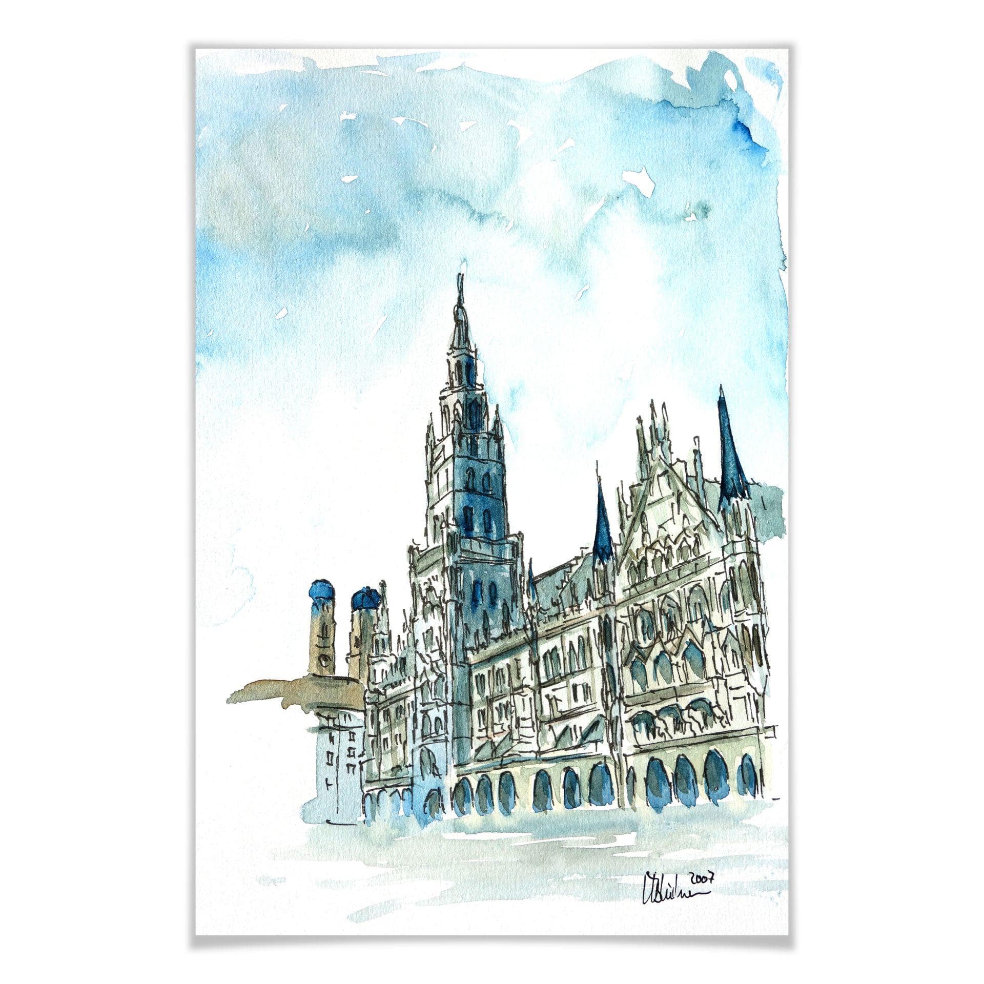 Poster - Bleichner - Mairie de Munich
