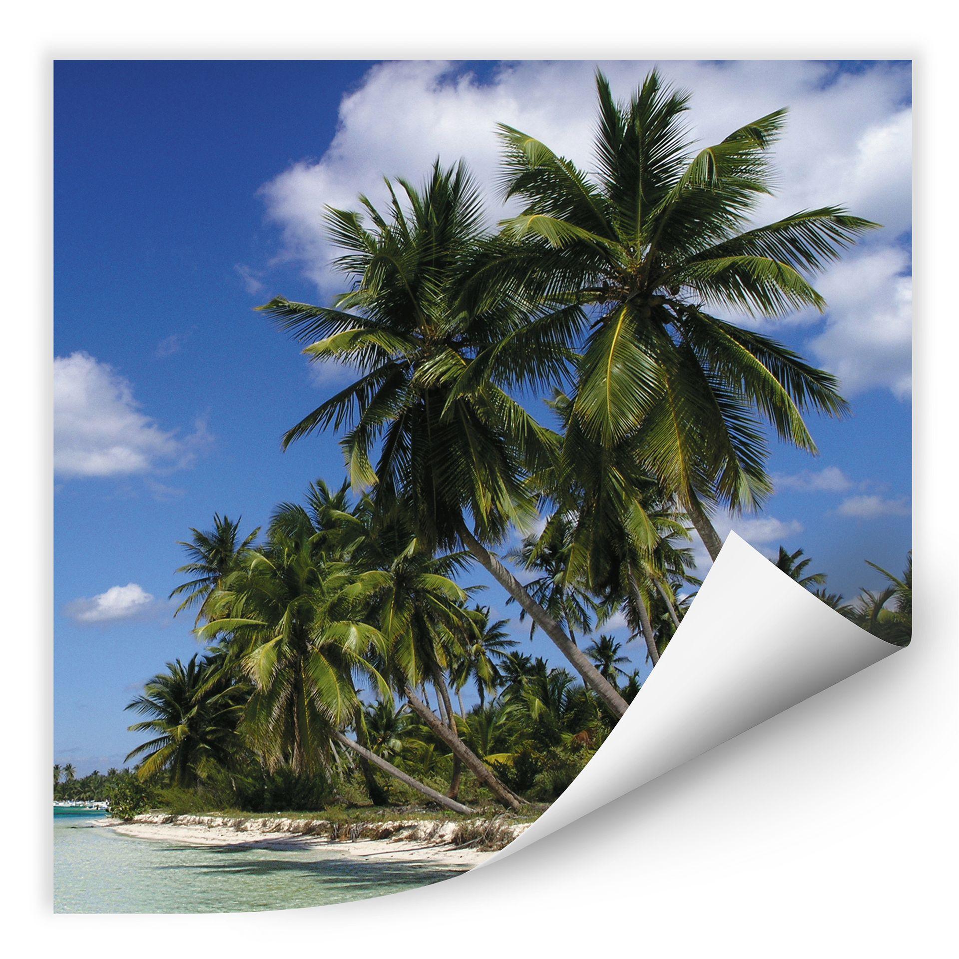 Muurprints Caribbean Flair - vierkant