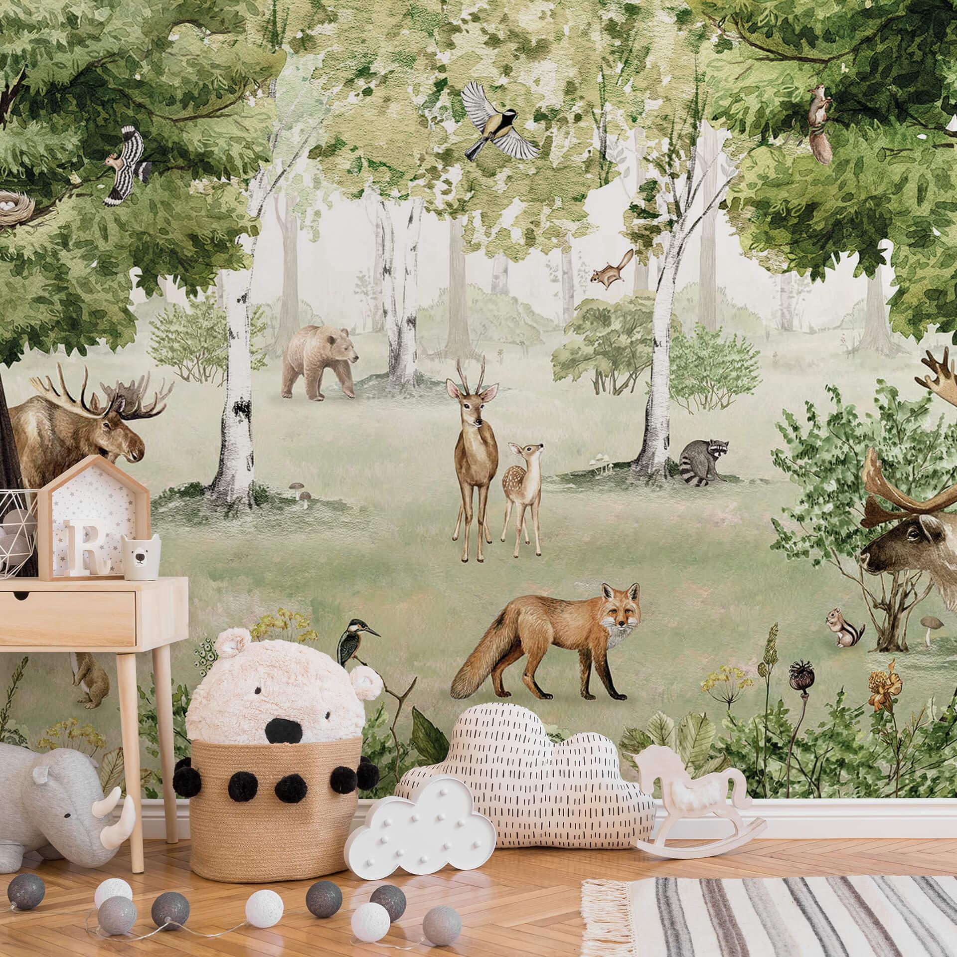Kikki Belle - Papel pintado "Forest wonder