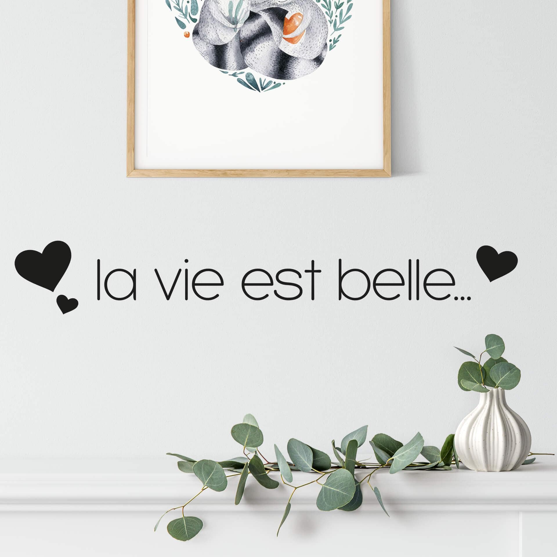 La vie est belle 2 Wallsticker