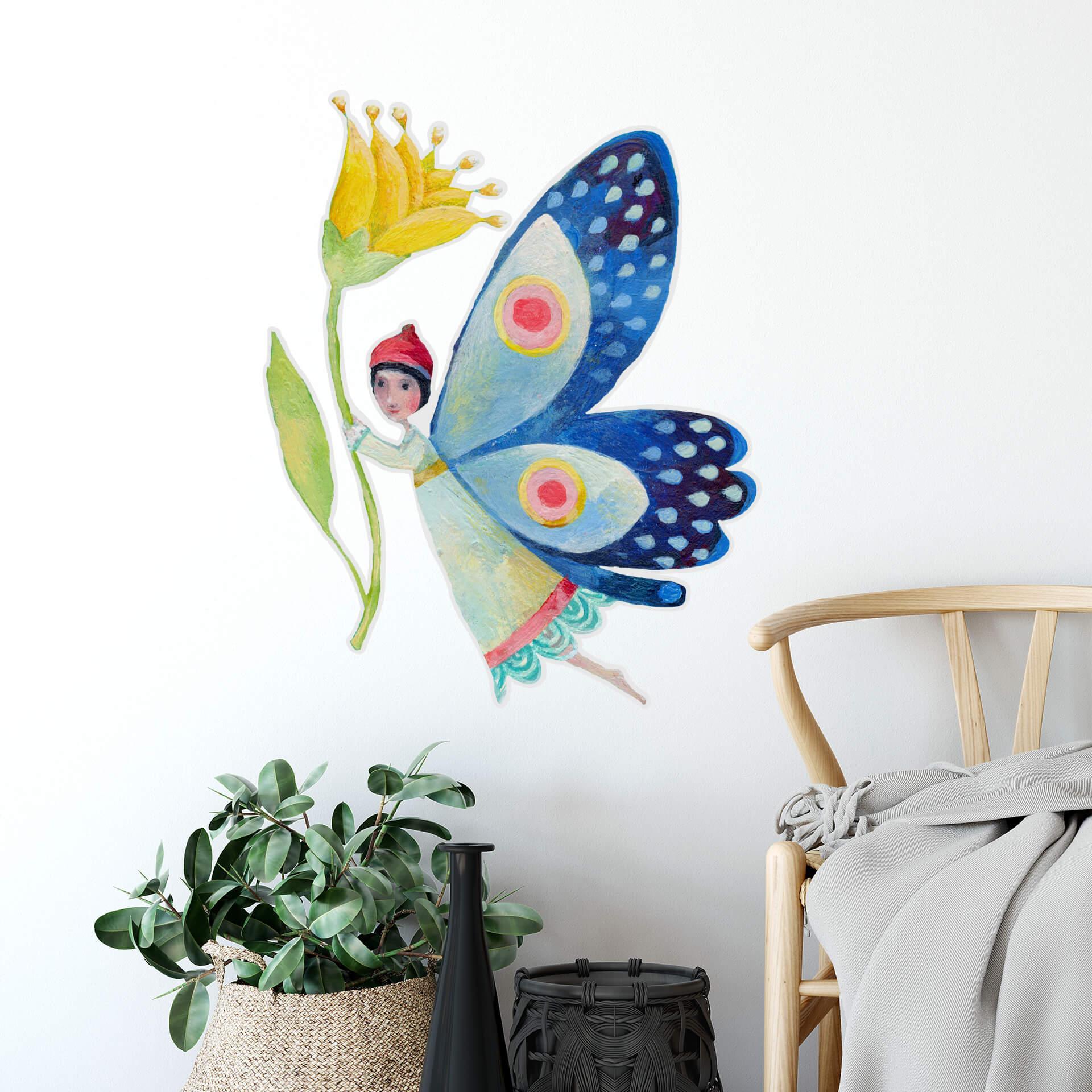 Wallsticker Blanz - Sommerfugl