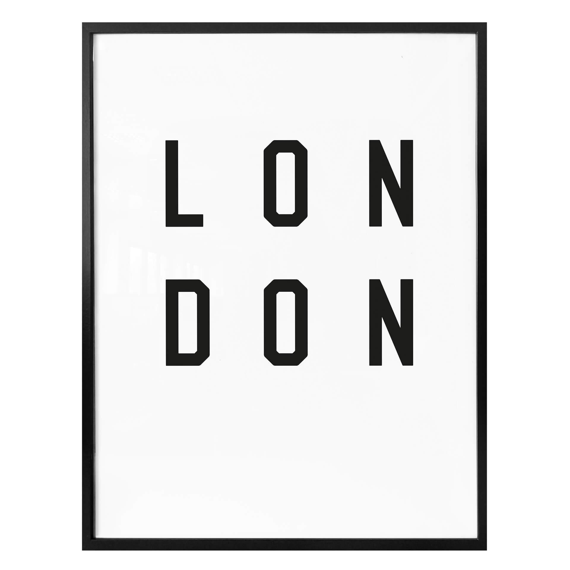 Póster - Tipografía Londres