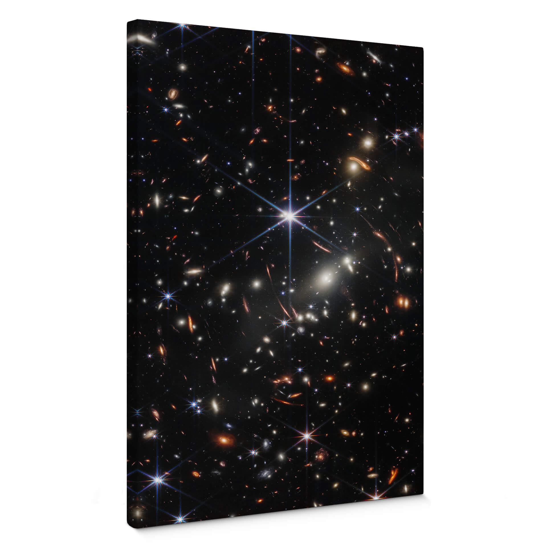 Lienzo Telescopio James Webb - Campo profundo