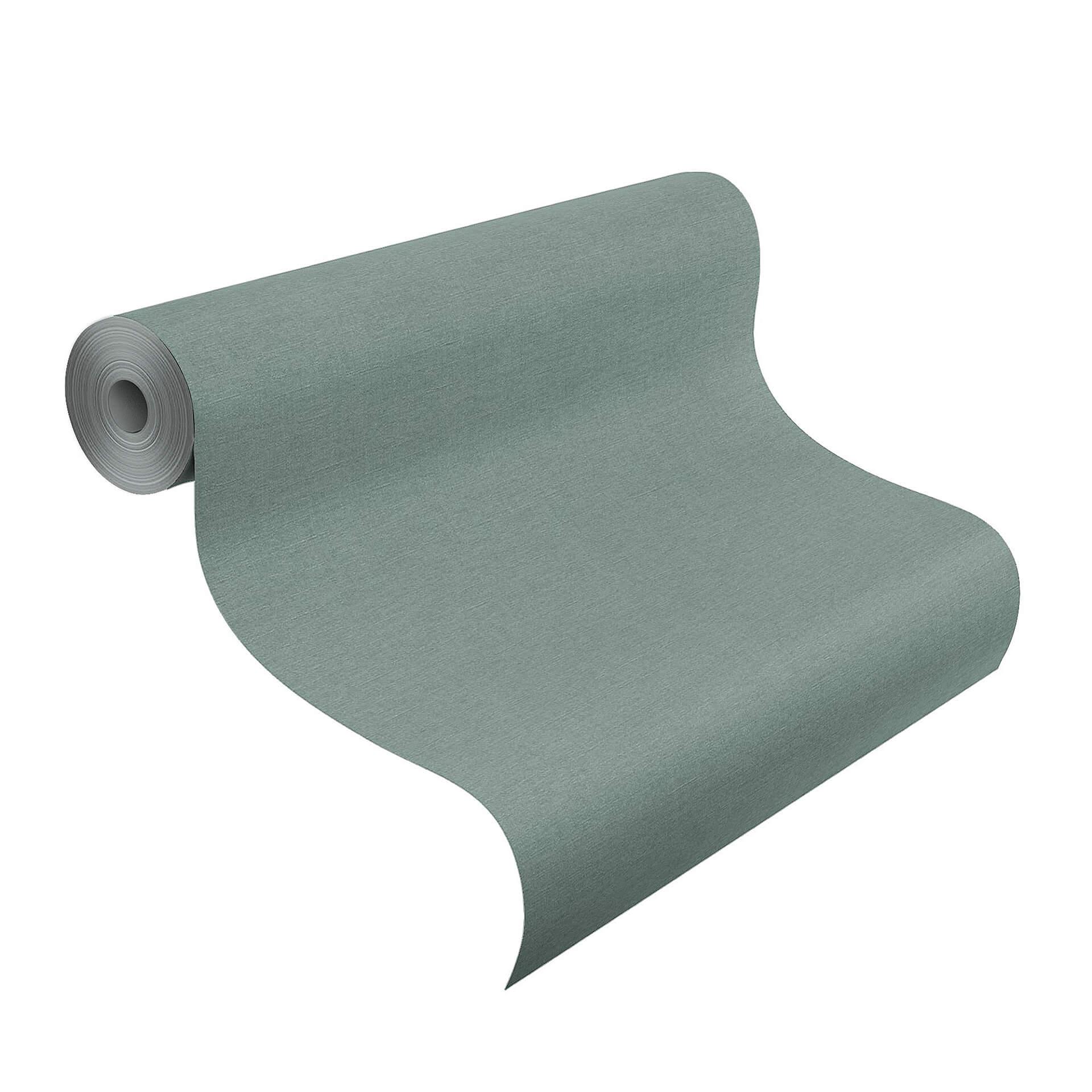 Rasch papier peint intissé, papier peint uni Salsa bleu pétrole