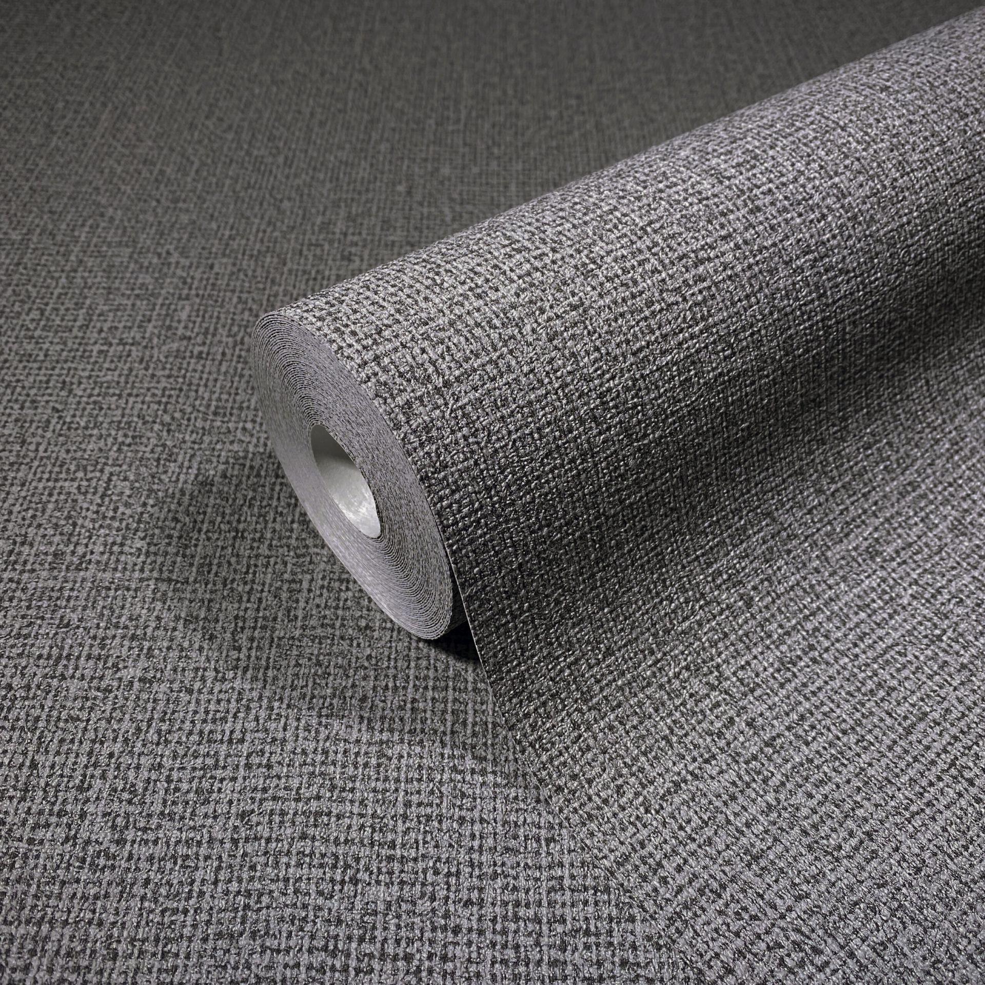 Non-woven Tekstil Tapet Tekstil ensfarvet grå Tekstur 