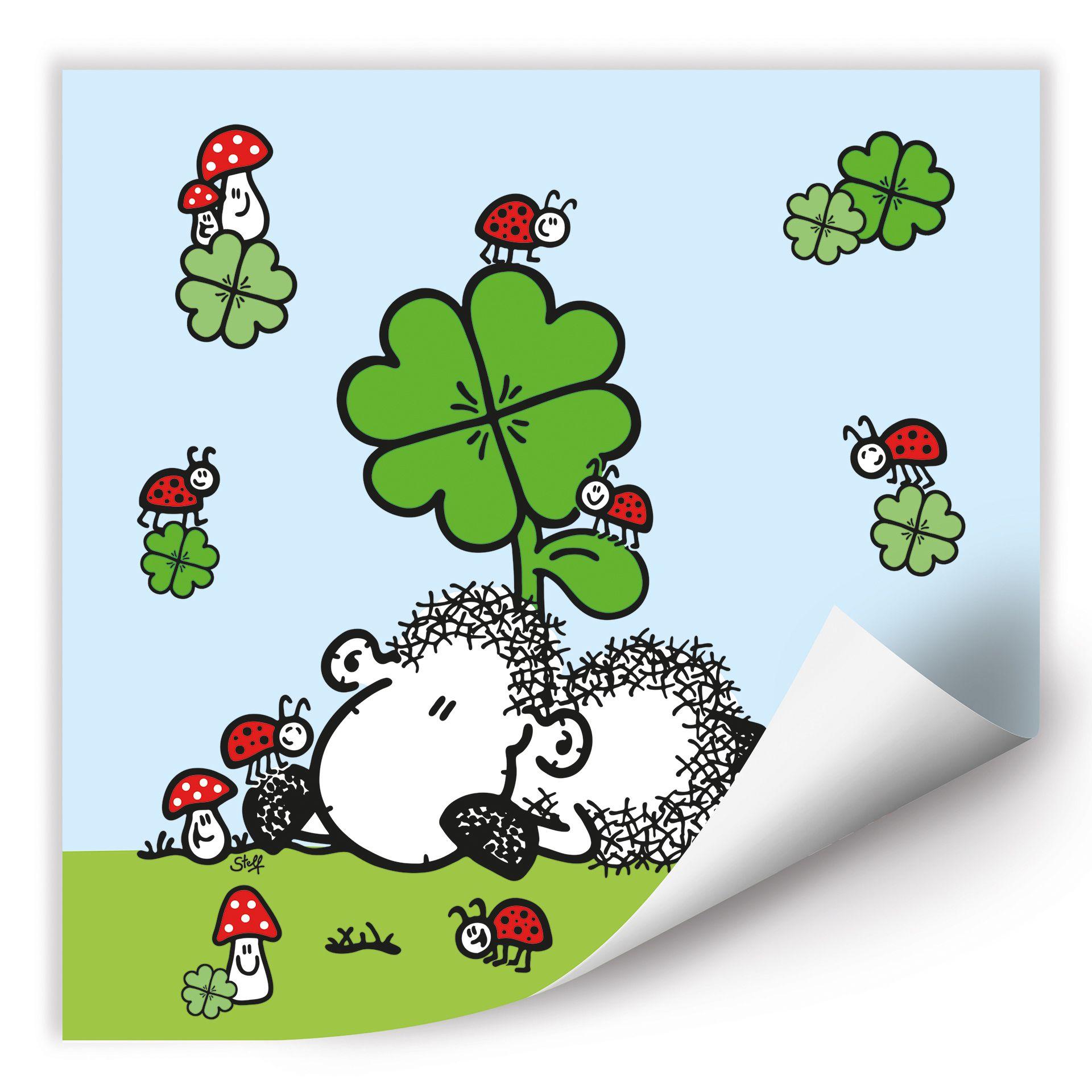 Muurprints Geluksschaapje - Sheepworld