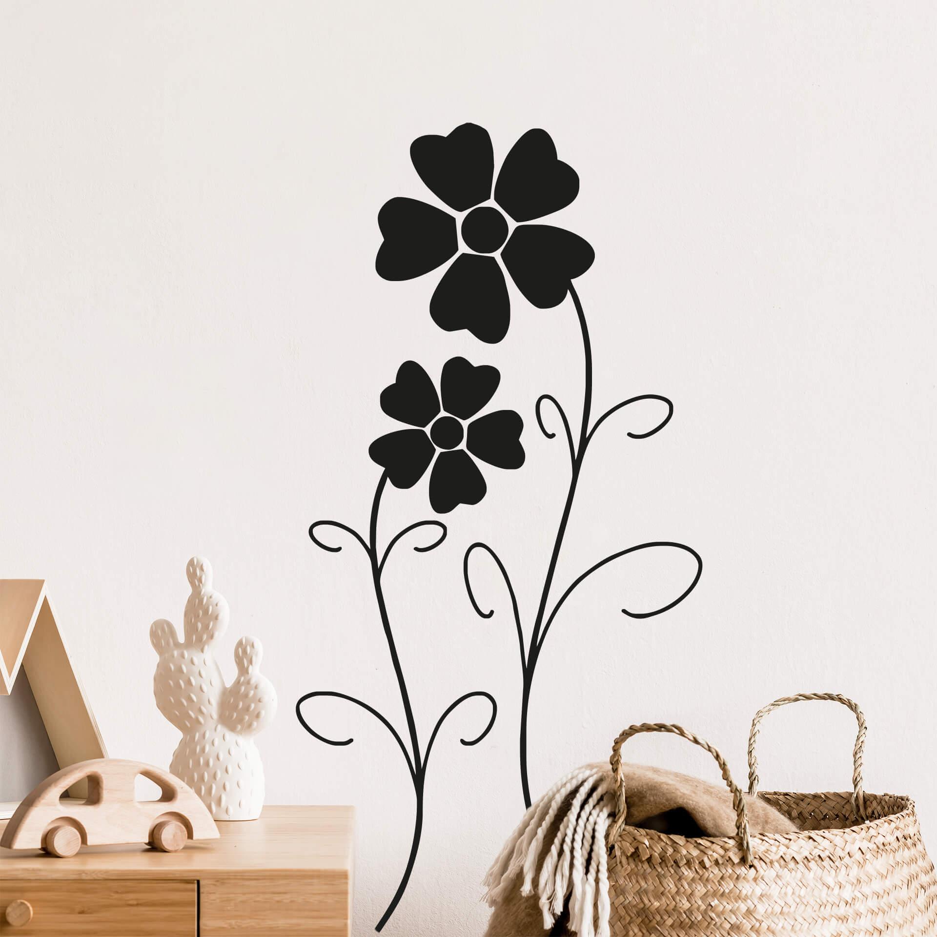 Wallsticker - Blomster Motiv