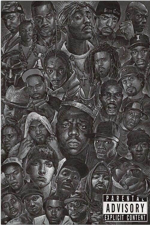 Music Poster Hip Hop - All Stars 61x91,5 cm