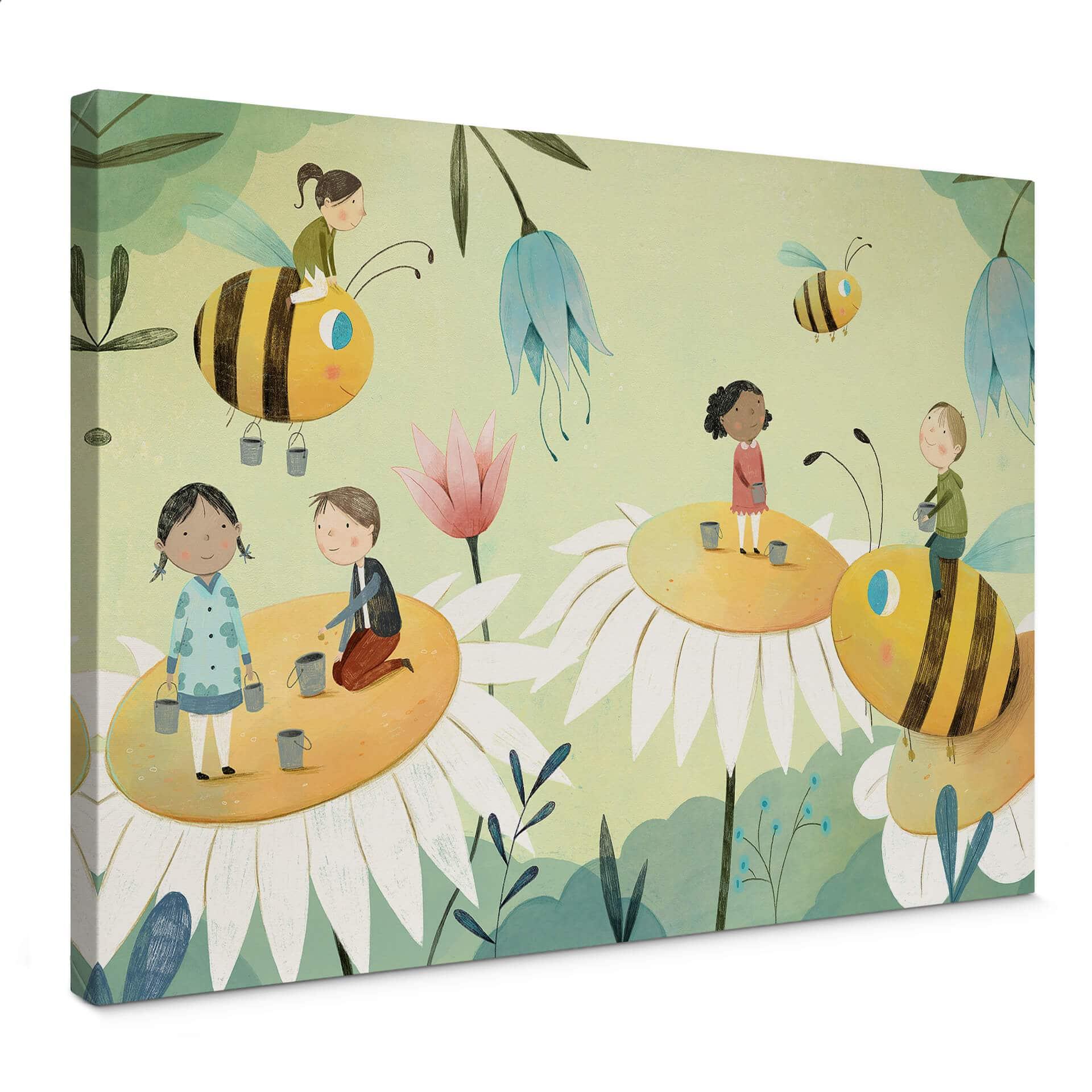 Lienzo Loske - Abejas