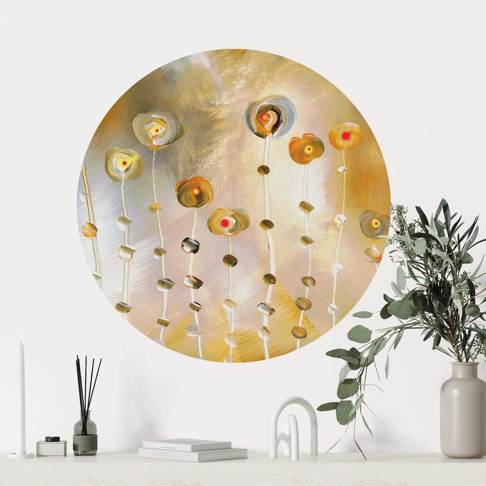Muursticker rond Niksic - Golden Eye