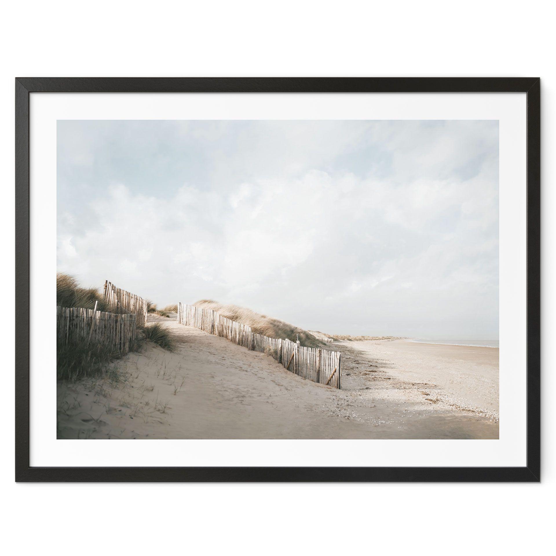 Póster Paisaje de dunas en el Mar del Norte - Annie