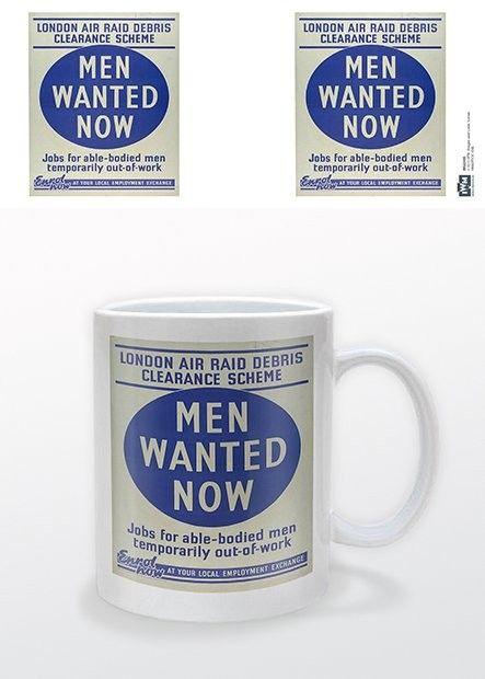 Krus, keramikkrus IWM - Men Wanted Now