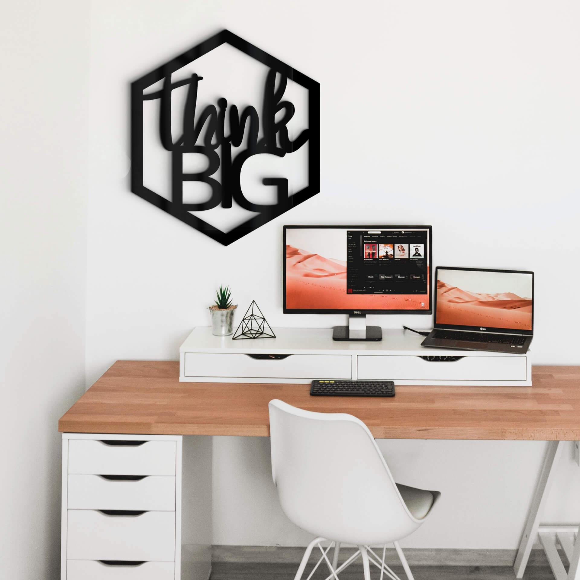 Decoración acrílica Think Big