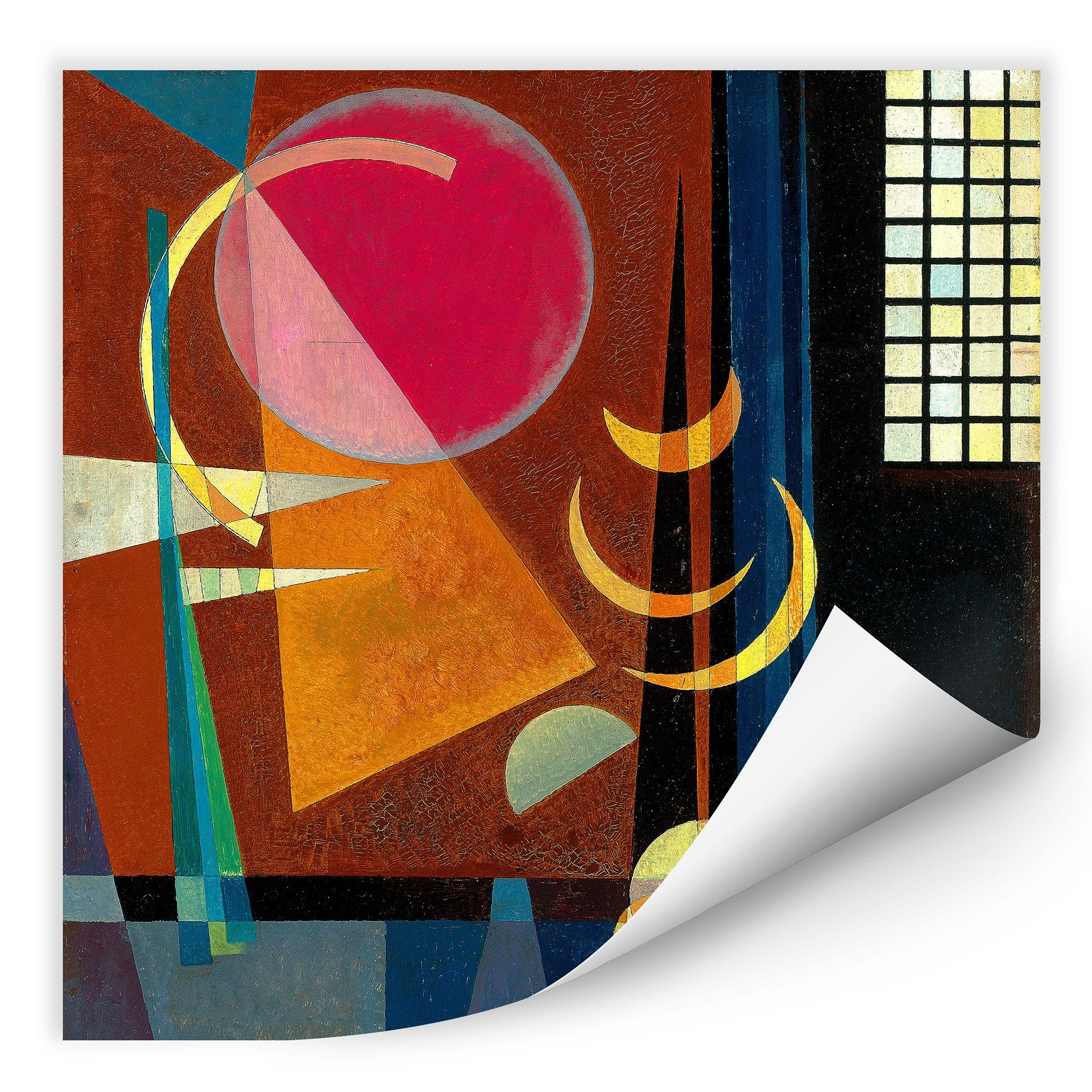 Zelfklevende Poster - Kandinsky - Sharp and Calm
