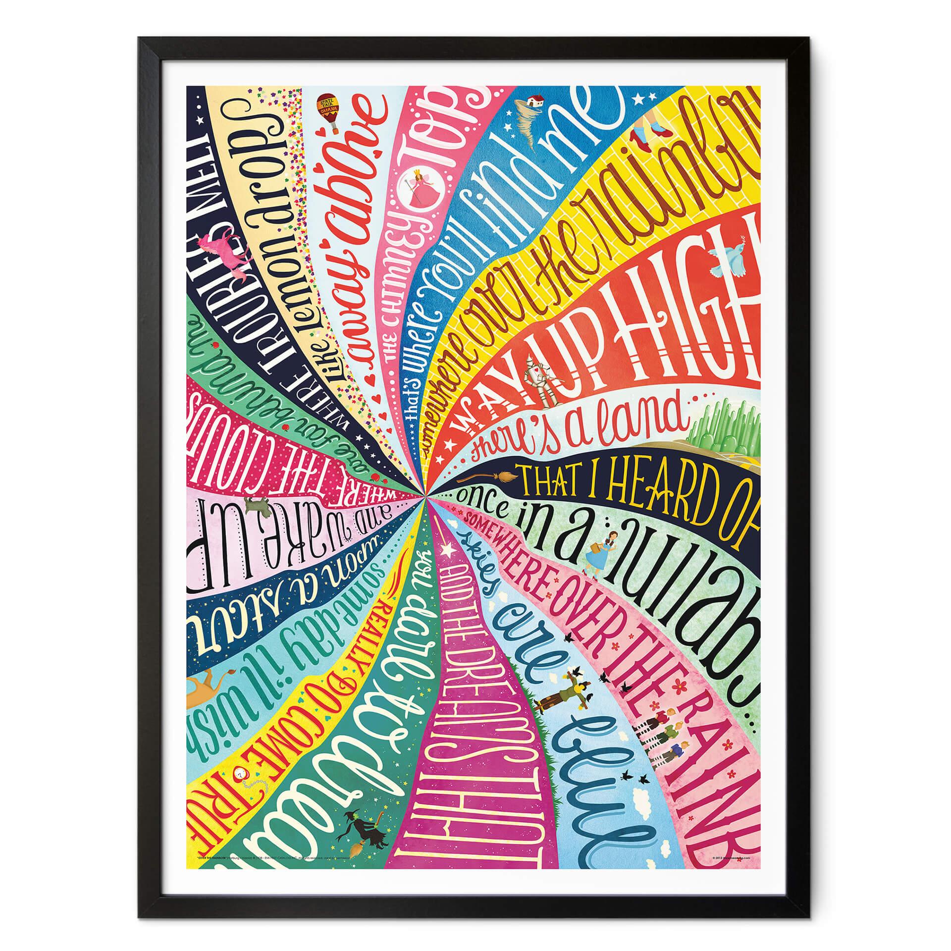 Póster Tohmé - Sobre el arco iris