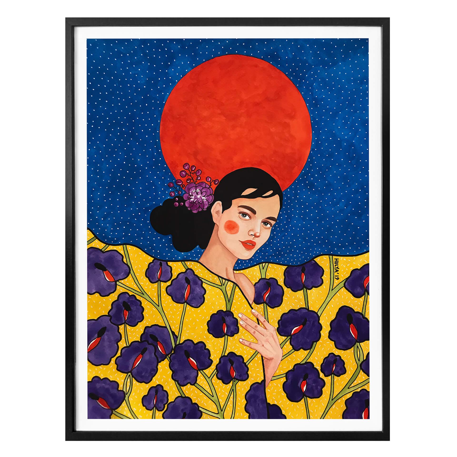 Póster Hülya - Desperdiciar la noche