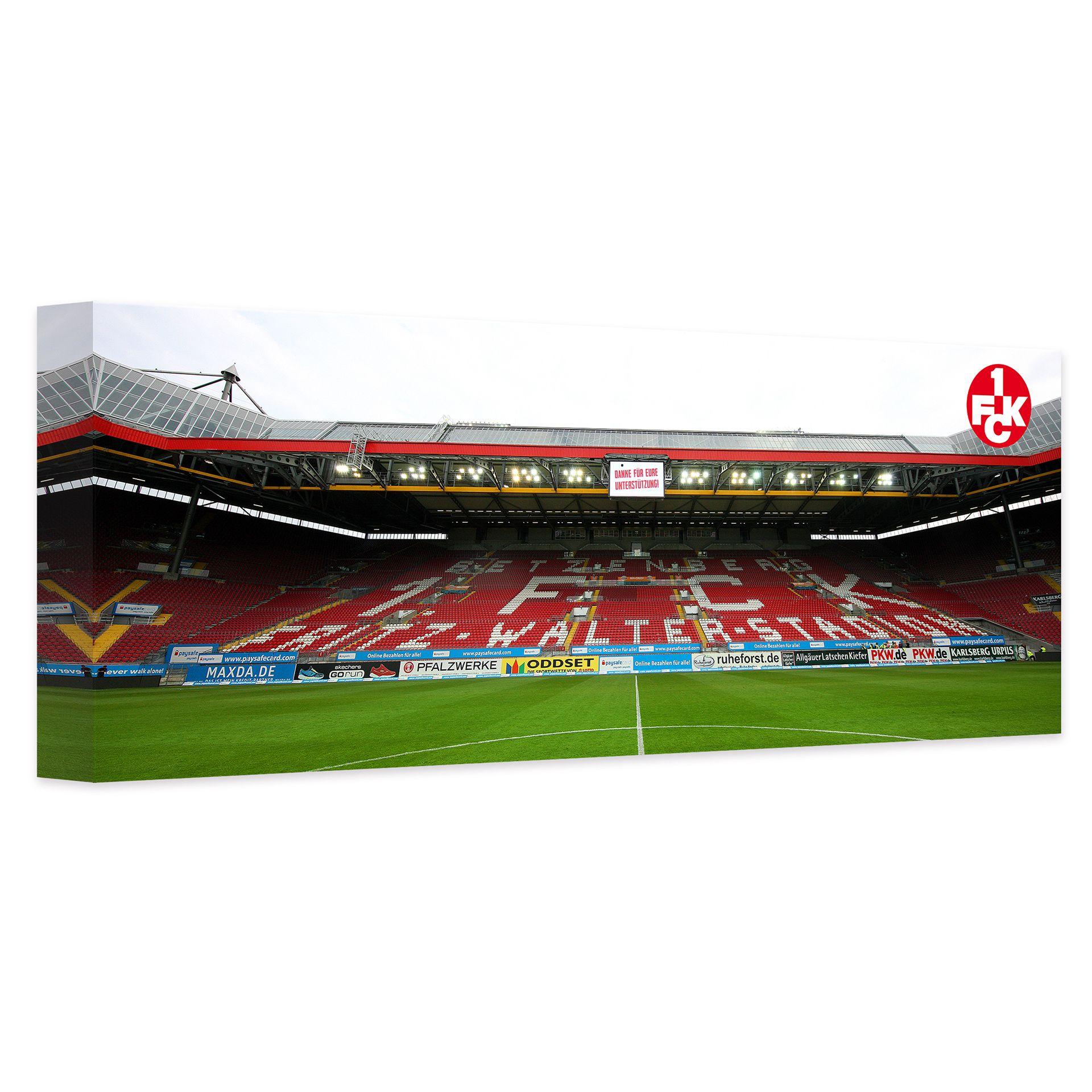 Lienzo 1ª Tribuna del estadio del FC Kaiserslautern - Panorama