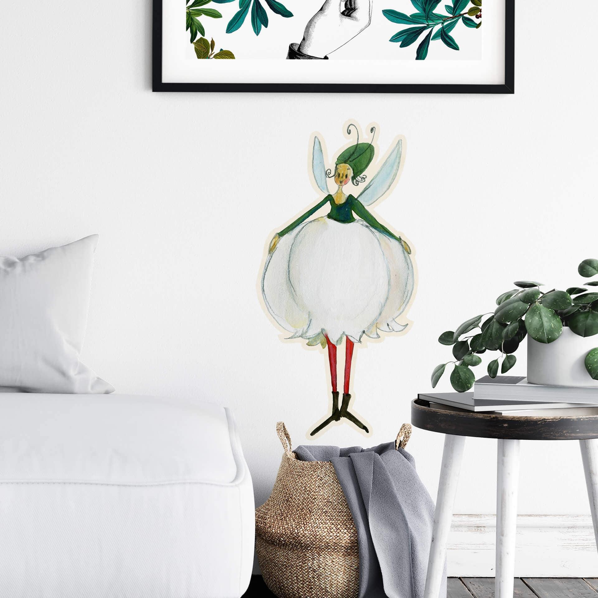Leffler Wallsticker - Majblomst fe