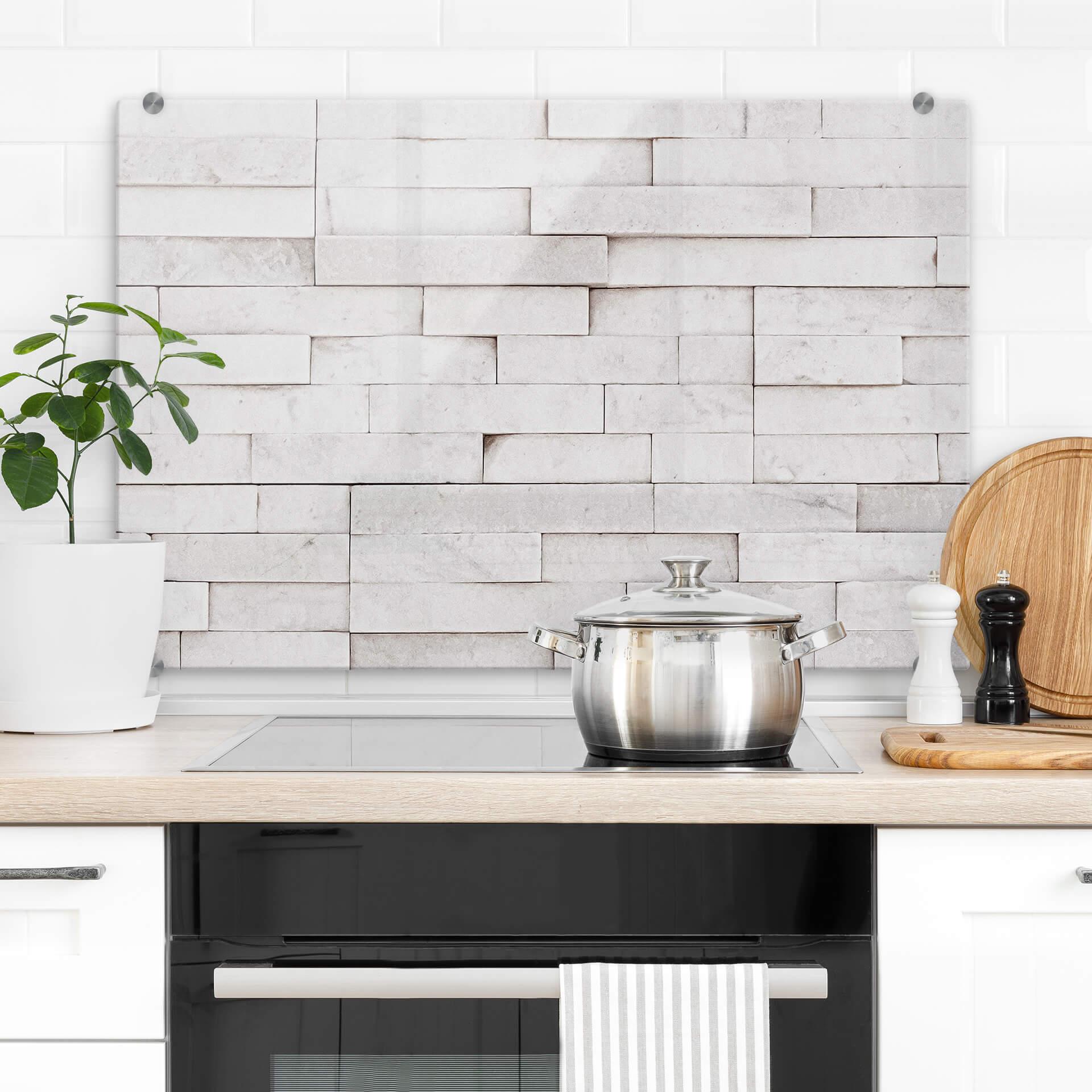 Crédence 1X Studio - Mur Blanc