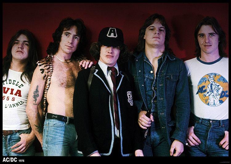 Plakat AC/DC - 70s Group, Plakat (84,1 x 59,4 cm)