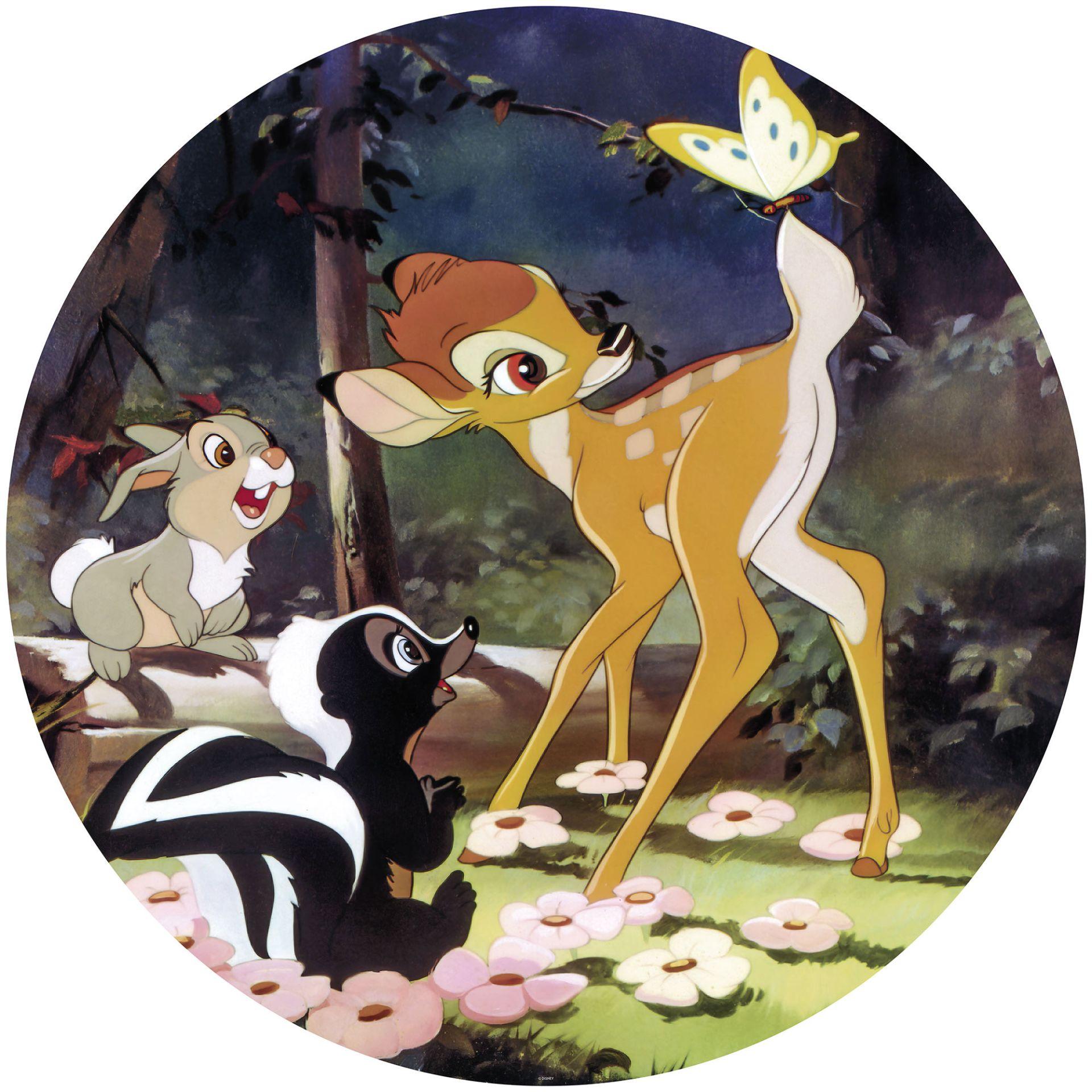 Selvklæbende tapet - Bambi Butterfly - 125 x 125 cm