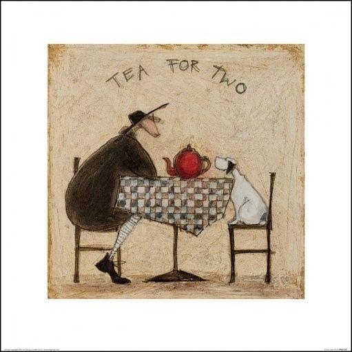 Plakat Sam Toft - Tea for Two kunsttryk, Sam Toft (30 x 30 cm)