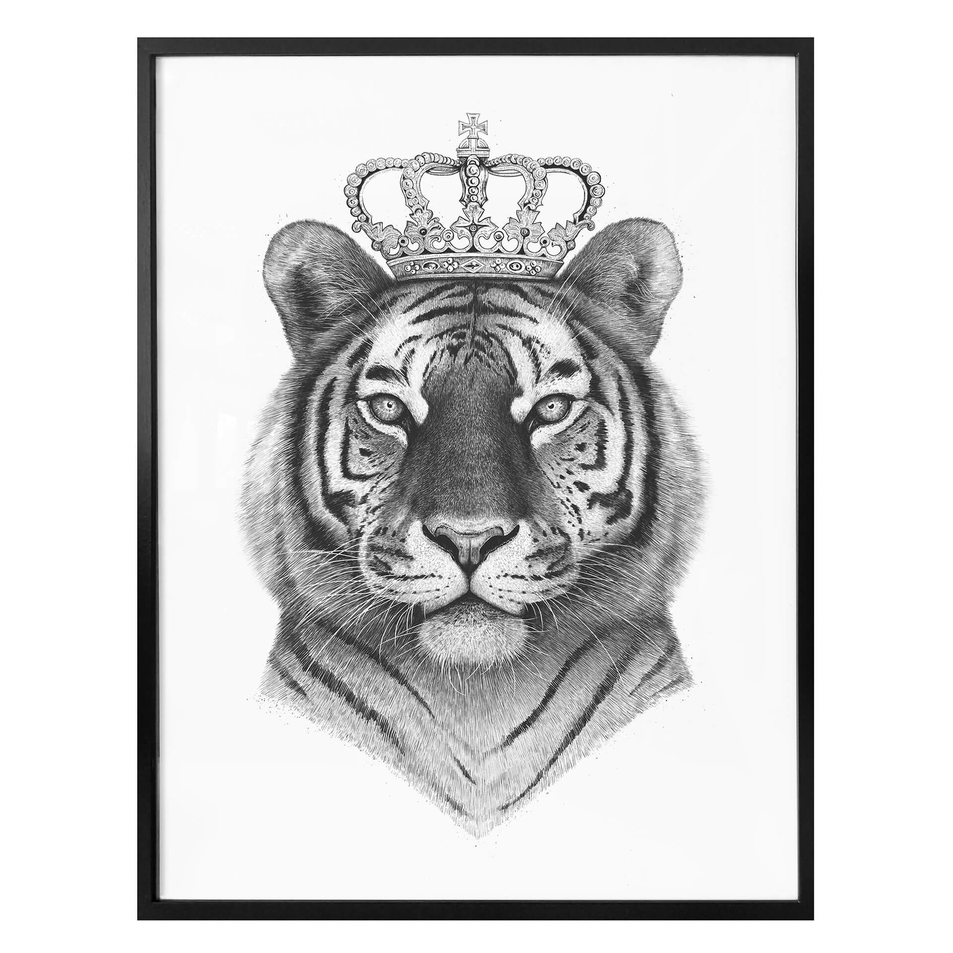 Plakat - Korenkova - Tigerkongen