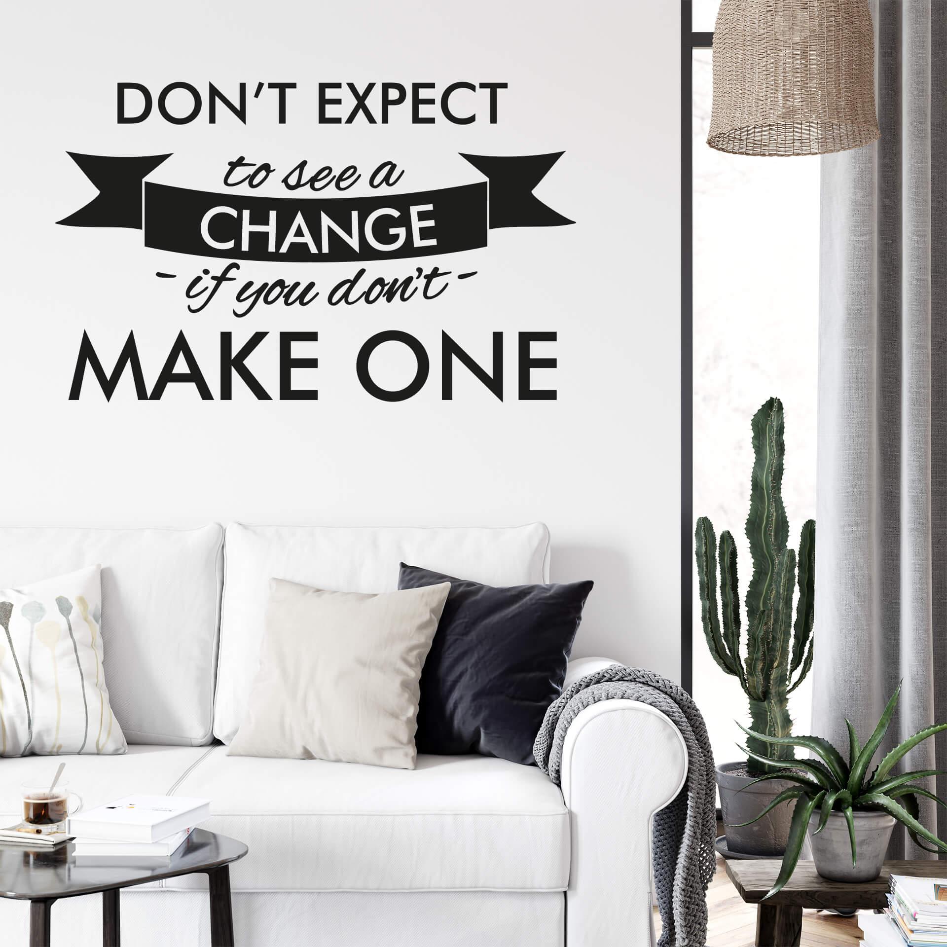 Wallsticker -  Don't expect...
