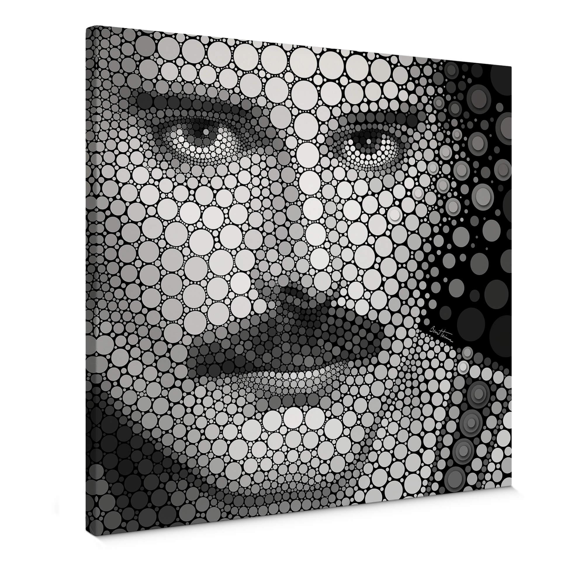 Lienzo Ben Heine - Circlismo: Freddy Mercury